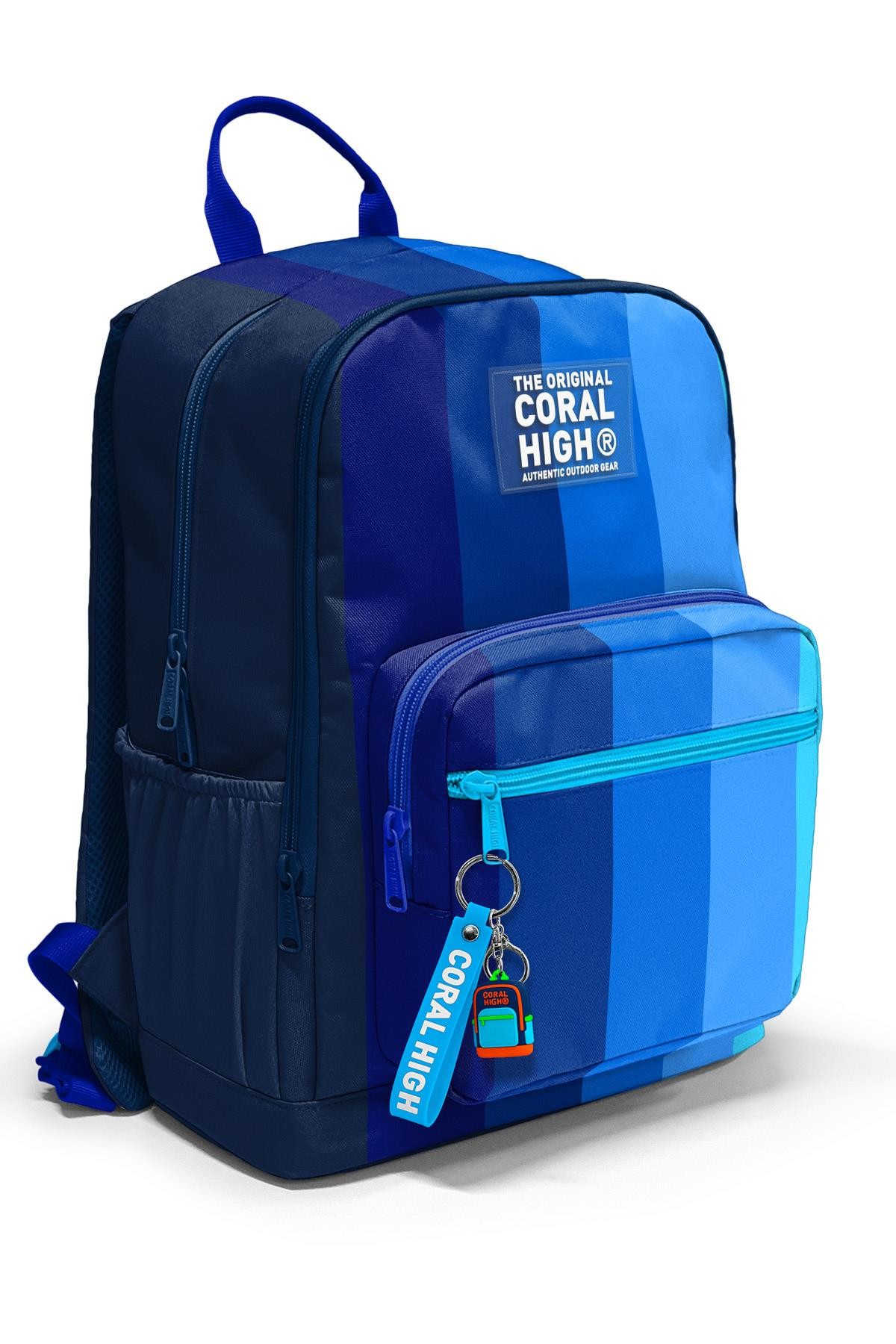 Coral High Renkli Çizgili Okul Sırt Çantası 23695