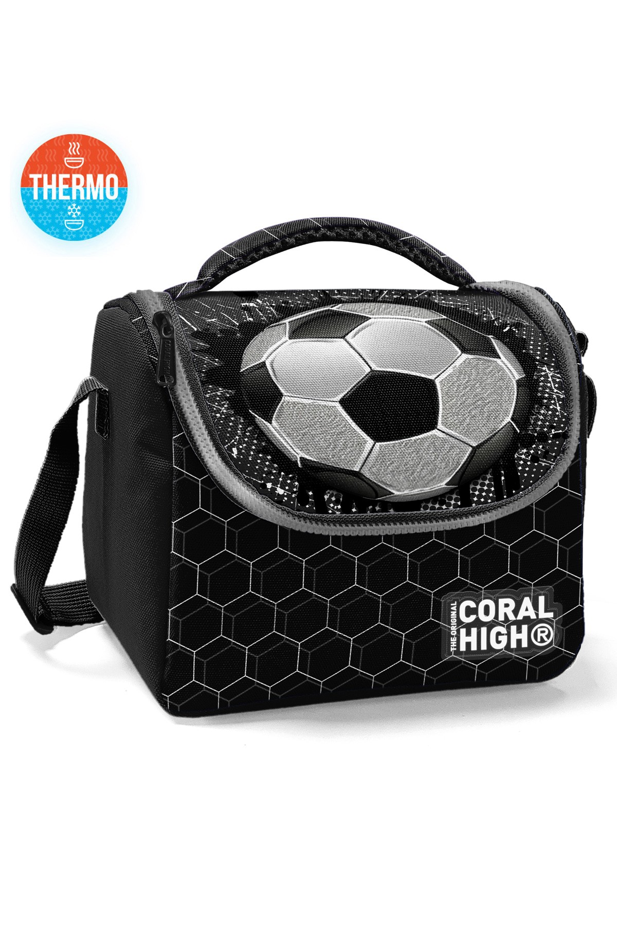 Coral High Kids Futbol Desenli Thermo Beslenme Çantası 11886