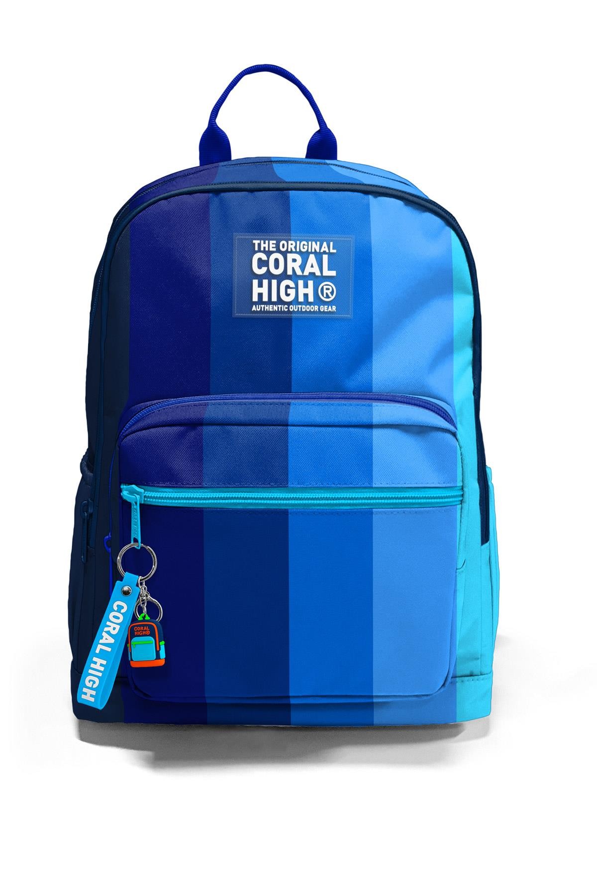Coral High Renkli Çizgili Okul Sırt Çantası 23695