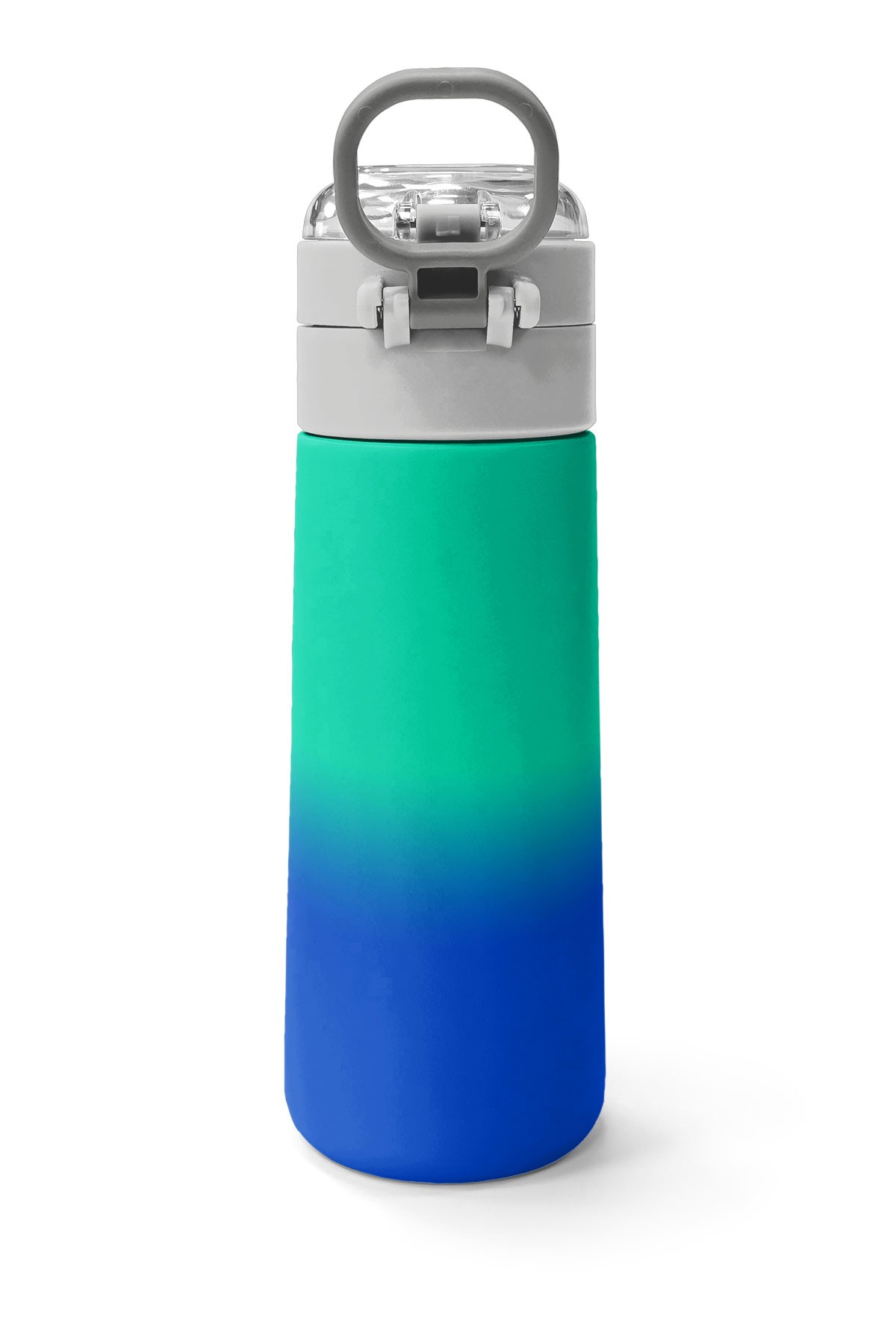 Coral High Kids Yeşil Saks Renk Geçişli Pipetli ve Direkt İçim Çelik Termos 500 ml 31839