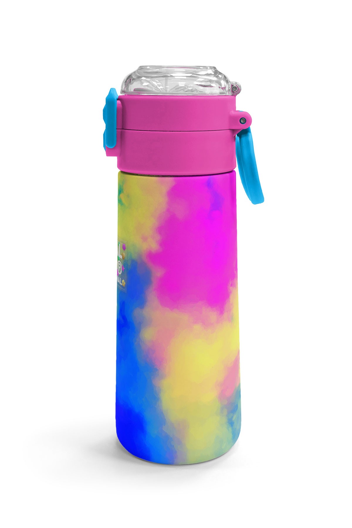 Coral High Kids Renkli Batik Desenli Pipetli ve Direkt İçim Çelik Termos 500 ml 31958