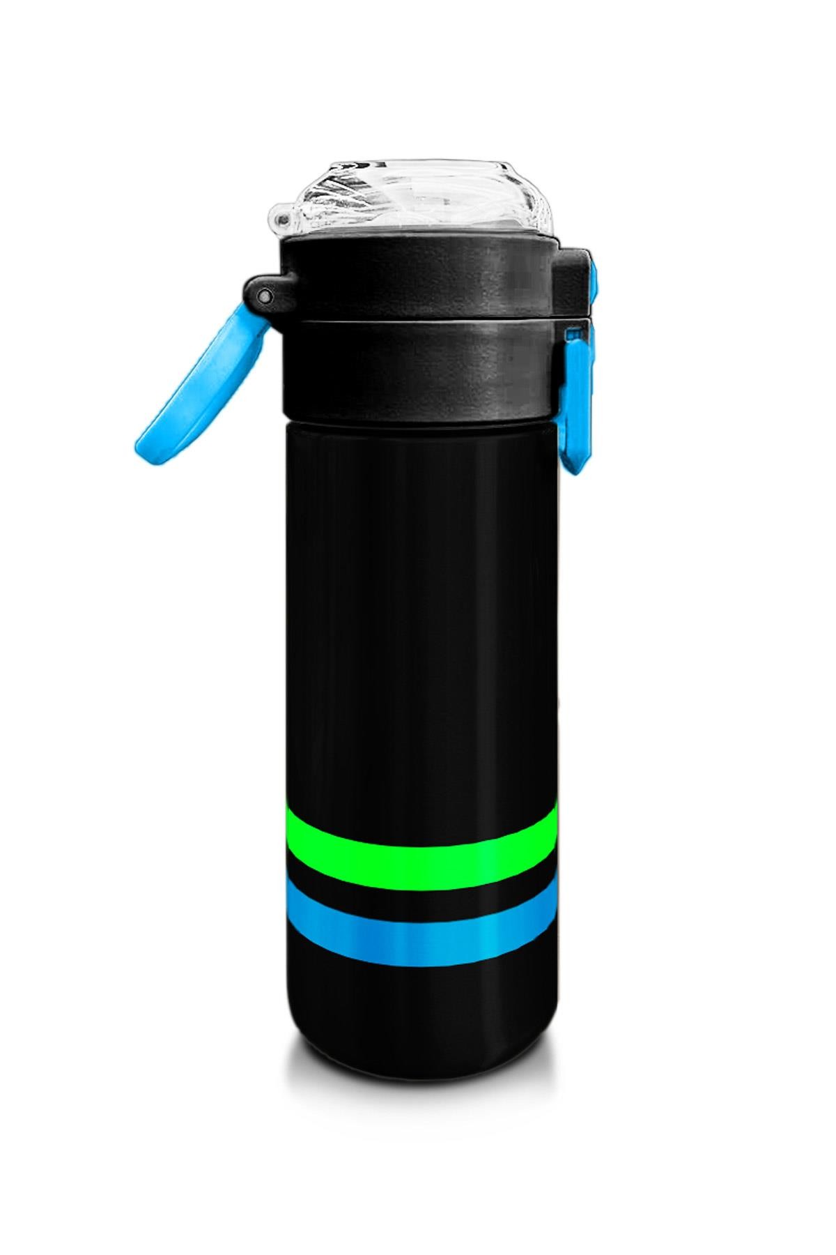 Coral High Kids Siyah Pipetli ve Direkt İçim Çelik Termos 500 ml 31929