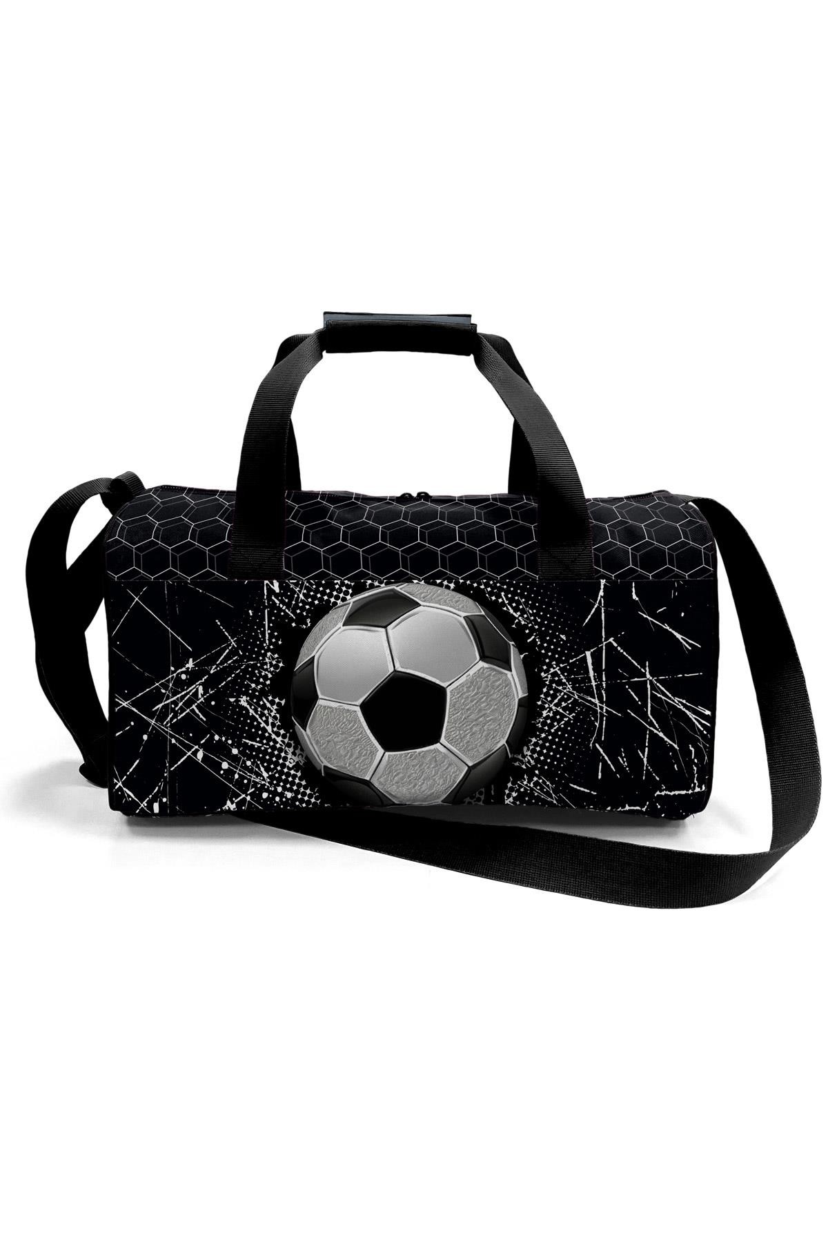Coral High Siyah Futbol Desenli Spor Çantası 27539