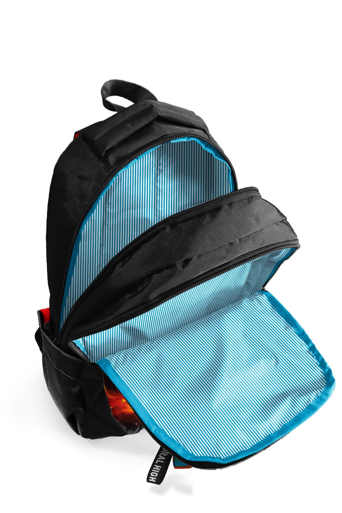 Coral High Kids Siyah Aslan Desenli 3’lü Okul Çanta Seti SET0123671