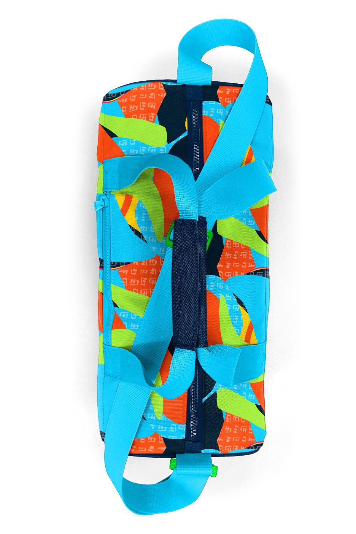 Coral High Lacivert Mavi Graffiti Desenli Spor Çantası 27524