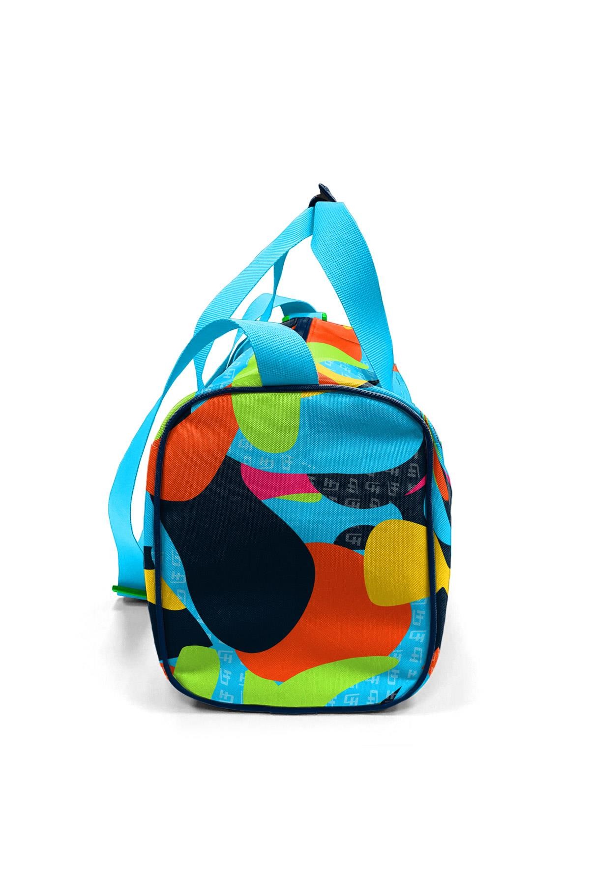Coral High Lacivert Mavi Graffiti Desenli Spor Çantası 27524