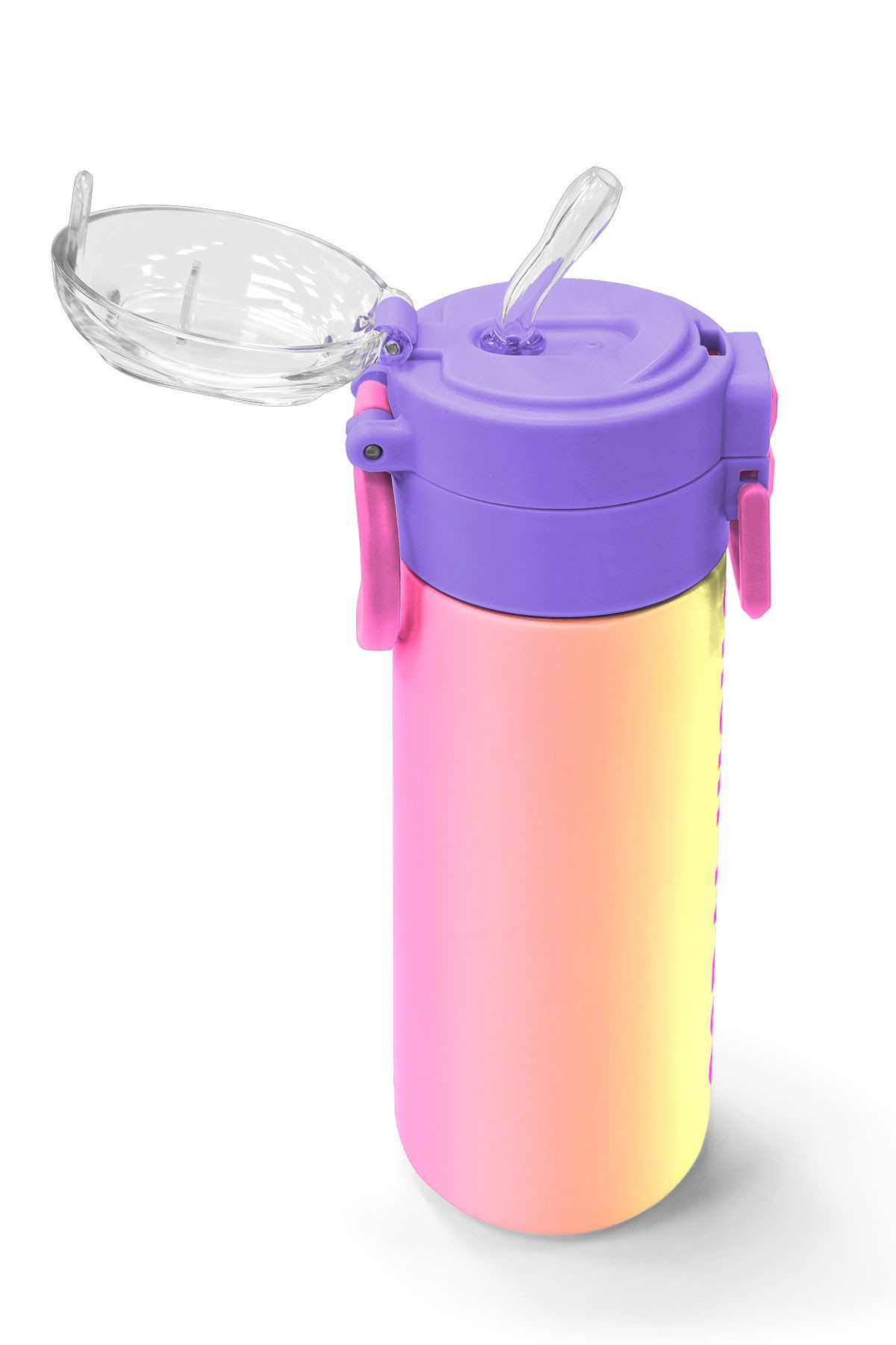 Coral High Kids Renk Geçişli Pipetli ve Direkt İçim Çelik Termos 500 ml 31868