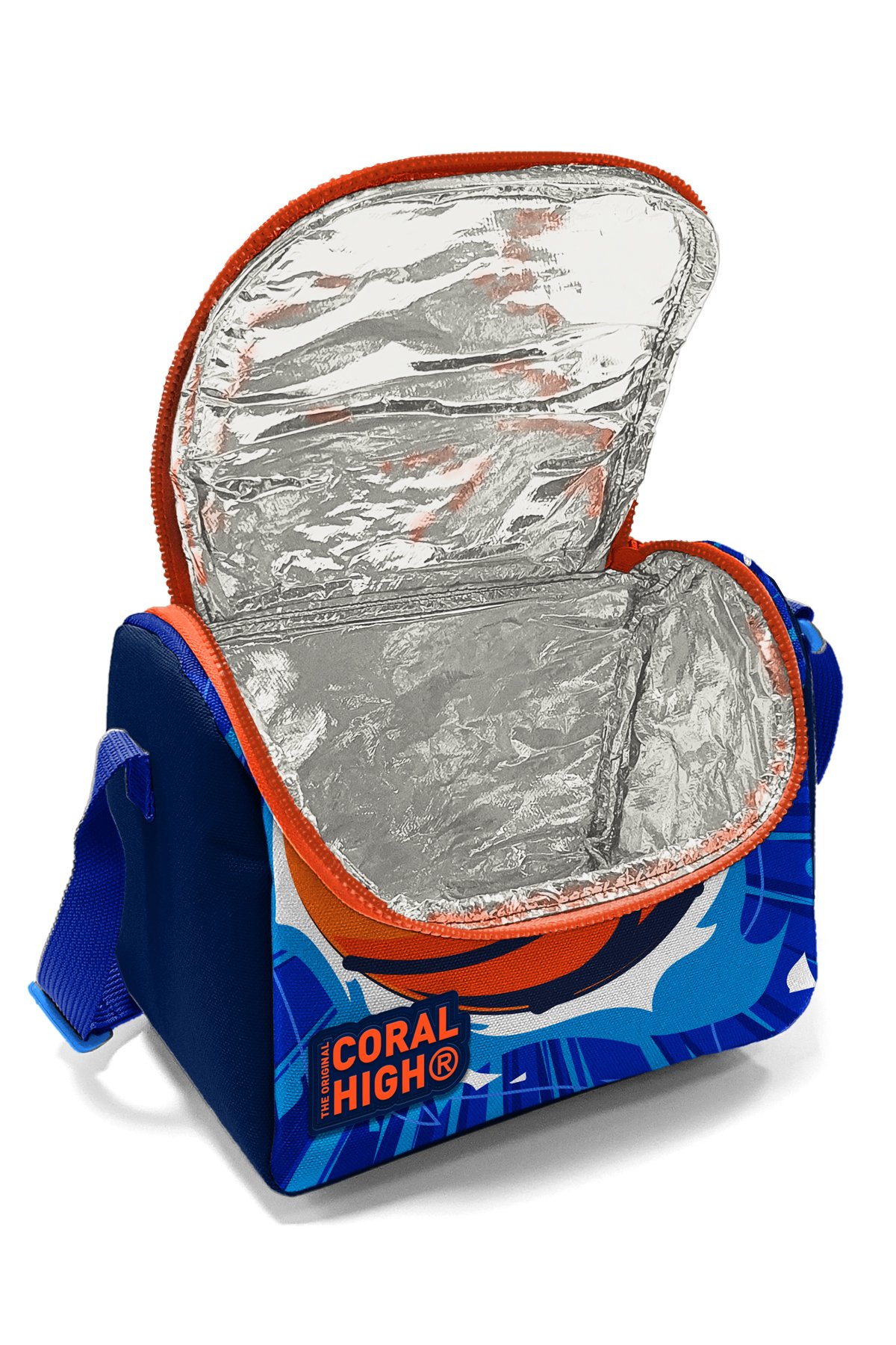 Coral High Kids Lacivert Mavi Basketbol Top Desenli Thermo Beslenme Çantası 11851