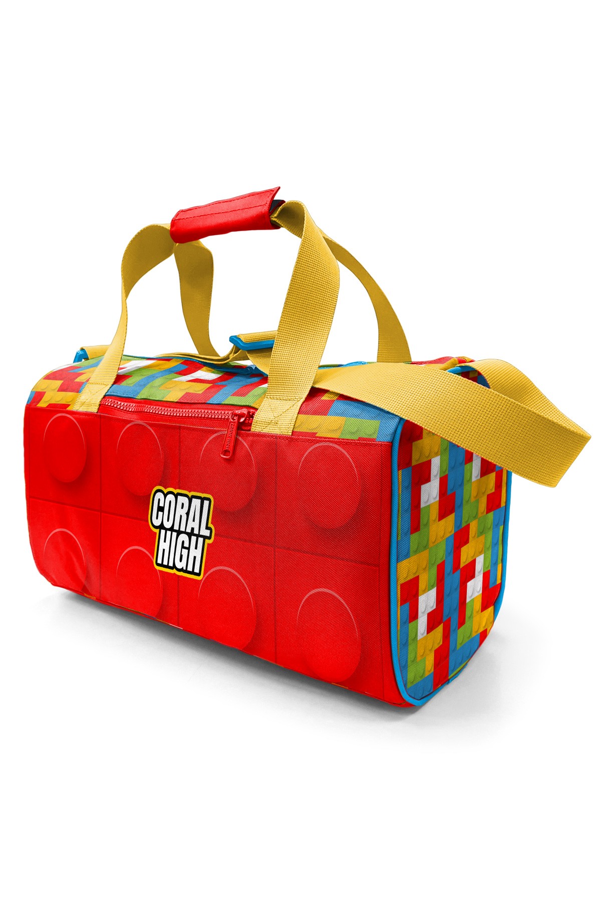 Coral High Renkli Blok Desenli Spor Çantası 27522