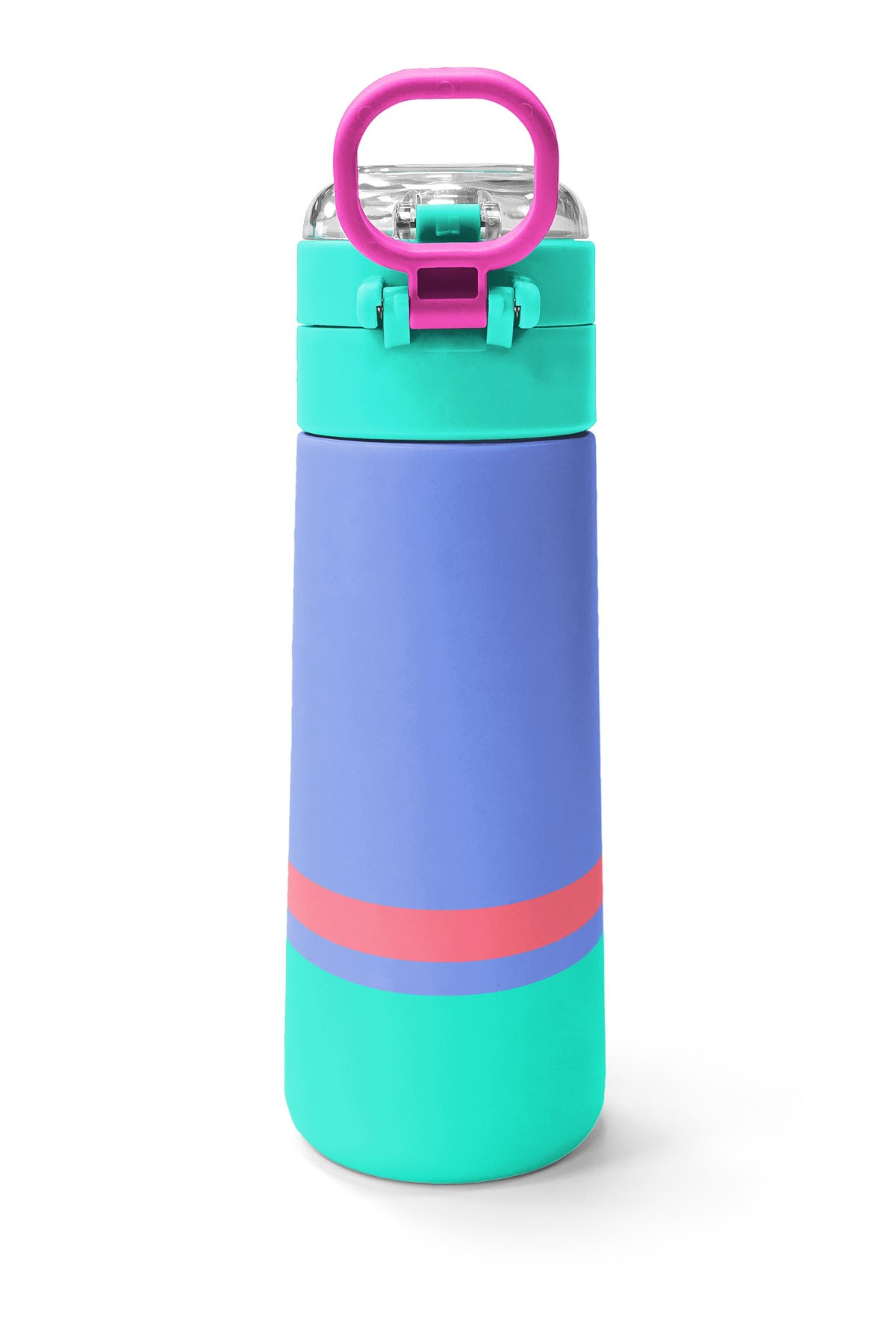 Coral High Kids Derin Mavi Renkli Pipetli ve Direkt İçim Çelik Termos 500 ml 31854