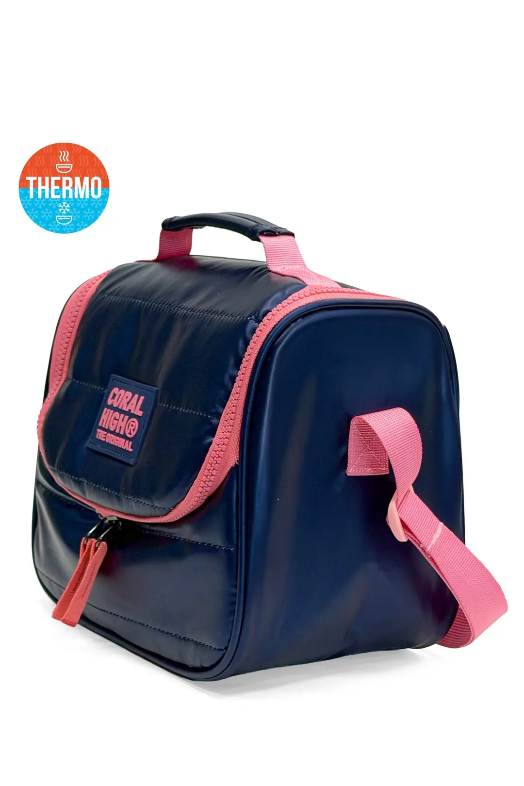 Coral High Navy Thermo Lunch Bag 27423