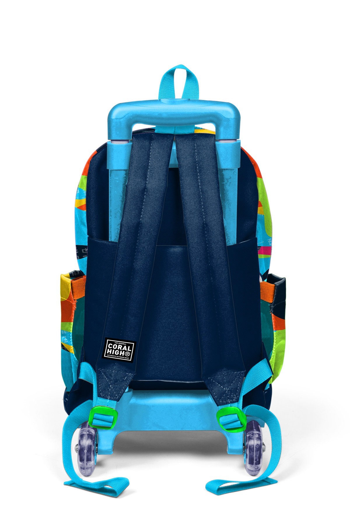 Coral High Kids Lacivert Mavi Graffiti Desenli 3’lü Okul Çanta Seti SET0123977
