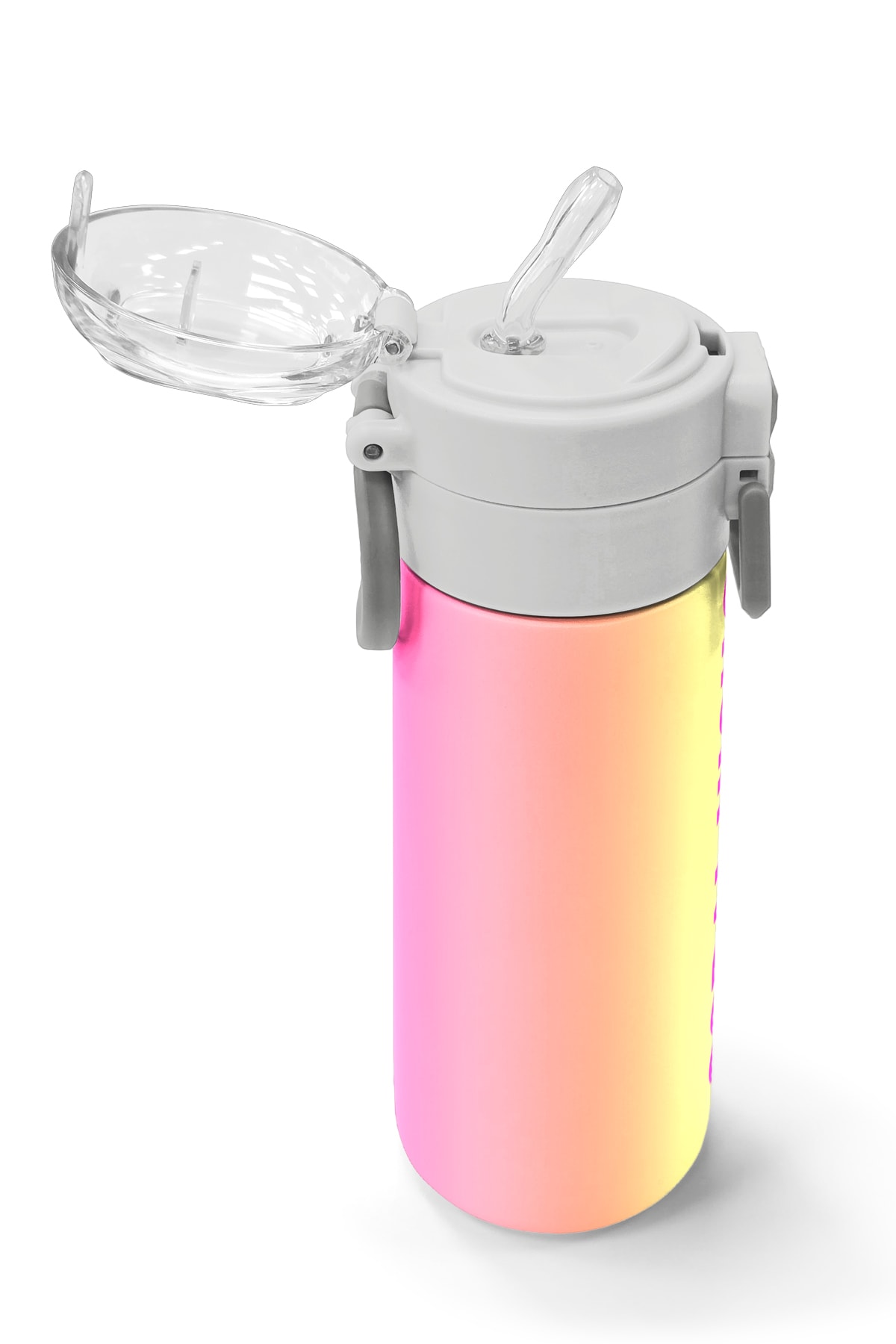Coral High Kids Renk Geçişli Pipetli ve Direkt İçim Çelik Termos 500 ml 31868