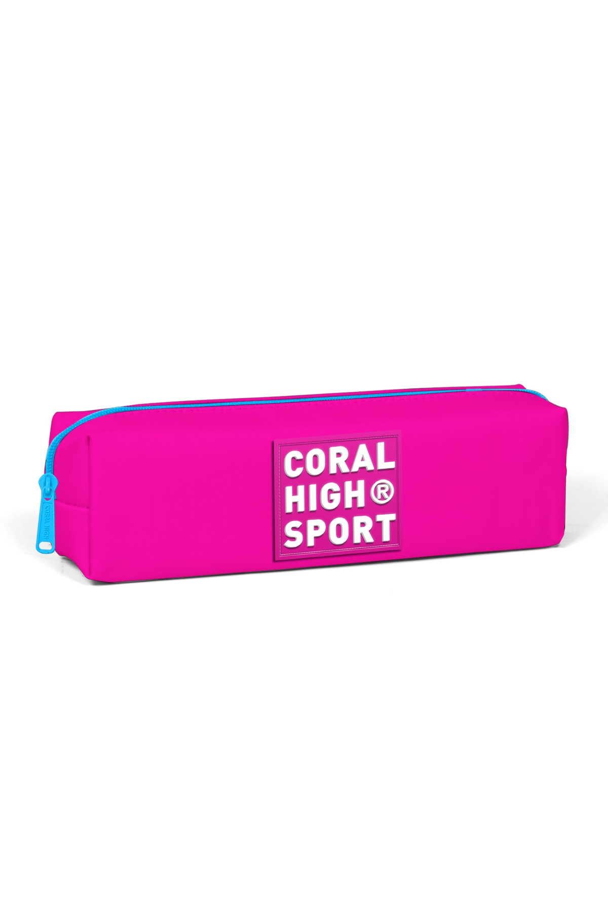 Coral High Sport Neon Pembe Mavi Tek Bölmeli Kalem Çantası 22351