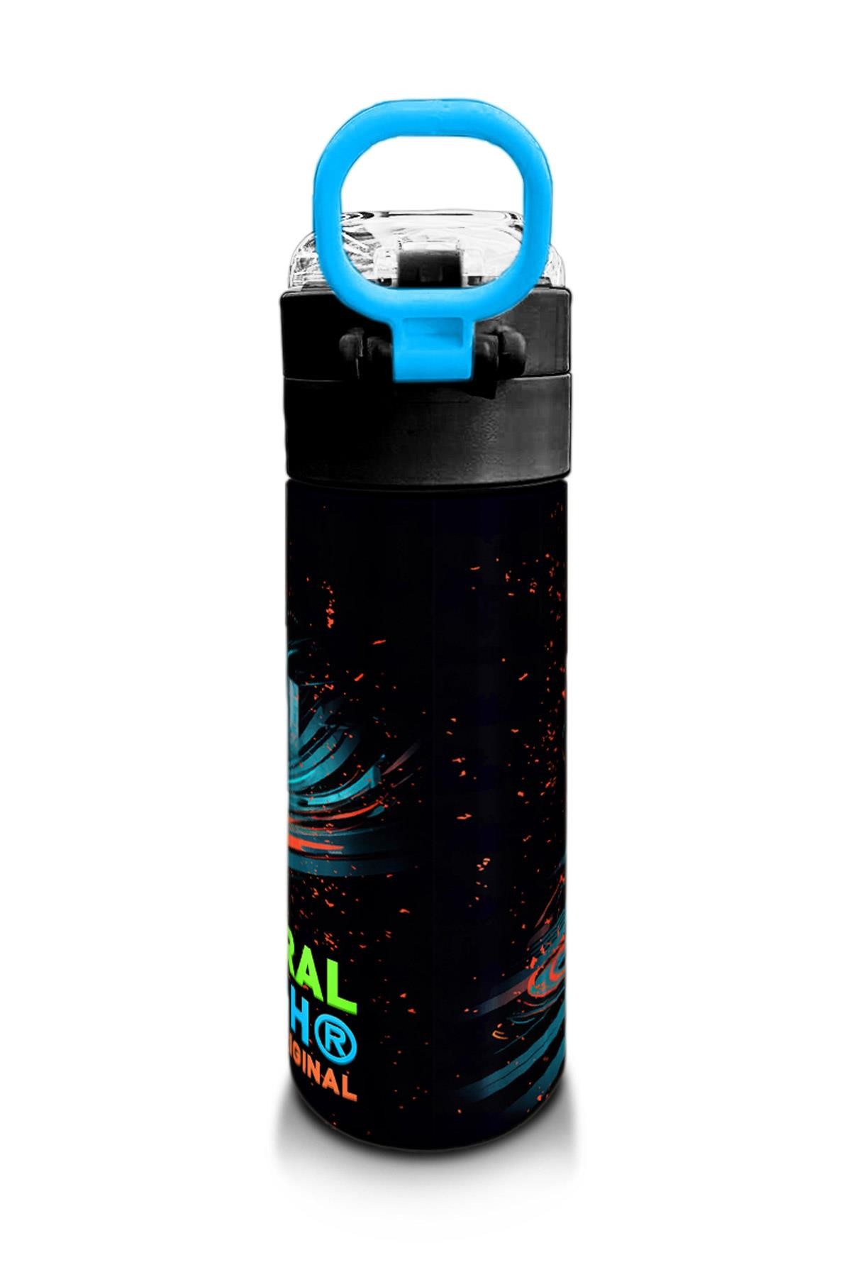 Coral High Kids Nefti Yarış Arabası Desenli Pipetli ve Direkt İçim Çelik Termos 500 ml 31966