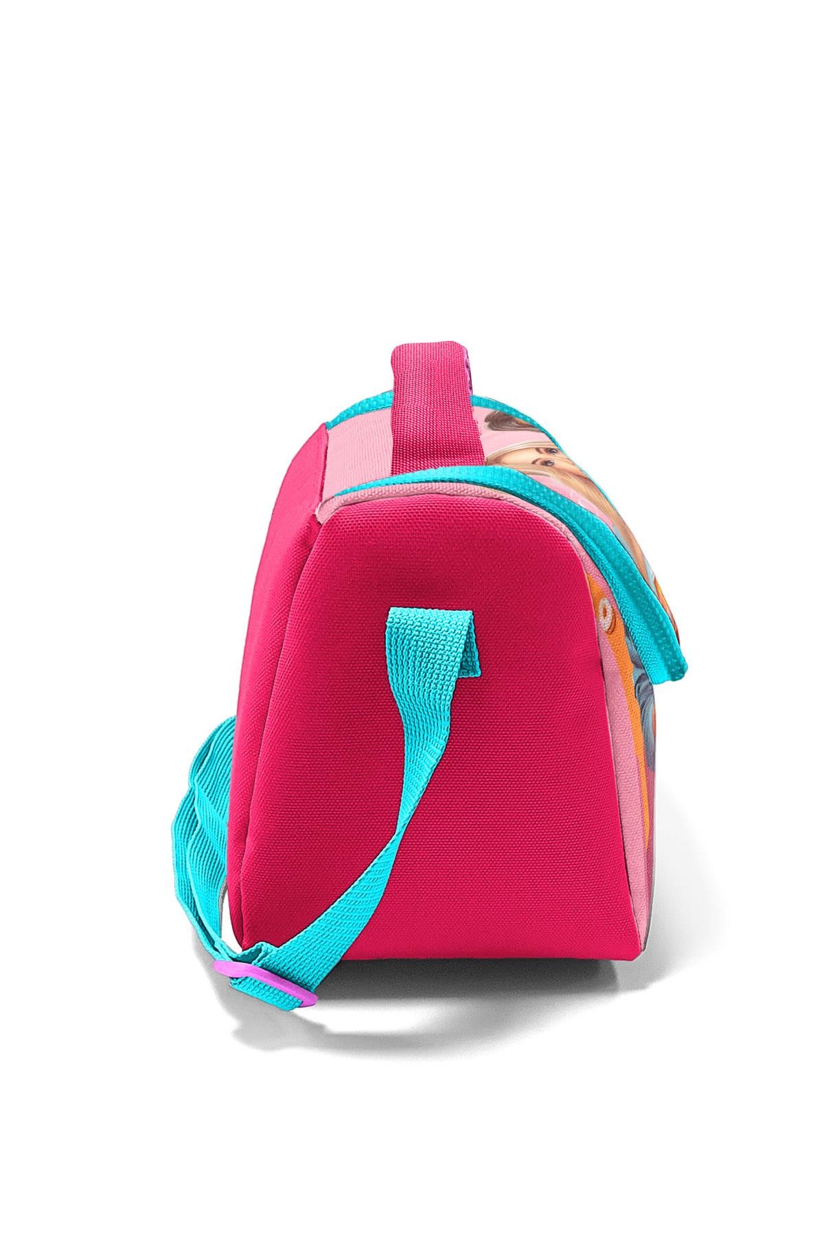 Coral High Kids Pembe Neon Mercan Fashion Girl Desenli Thermo Beslenme Çantası 22769