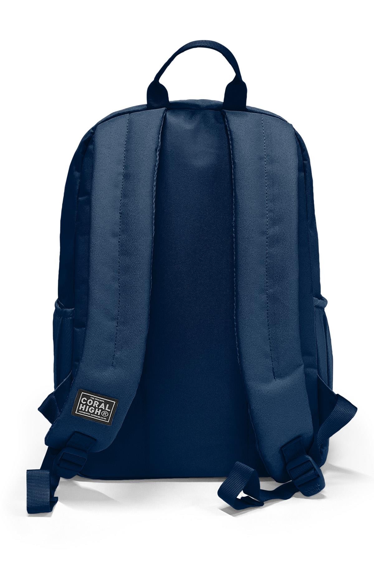 Coral High Lacivert Renkli Çizgili Okul Sırt Çantası 23690