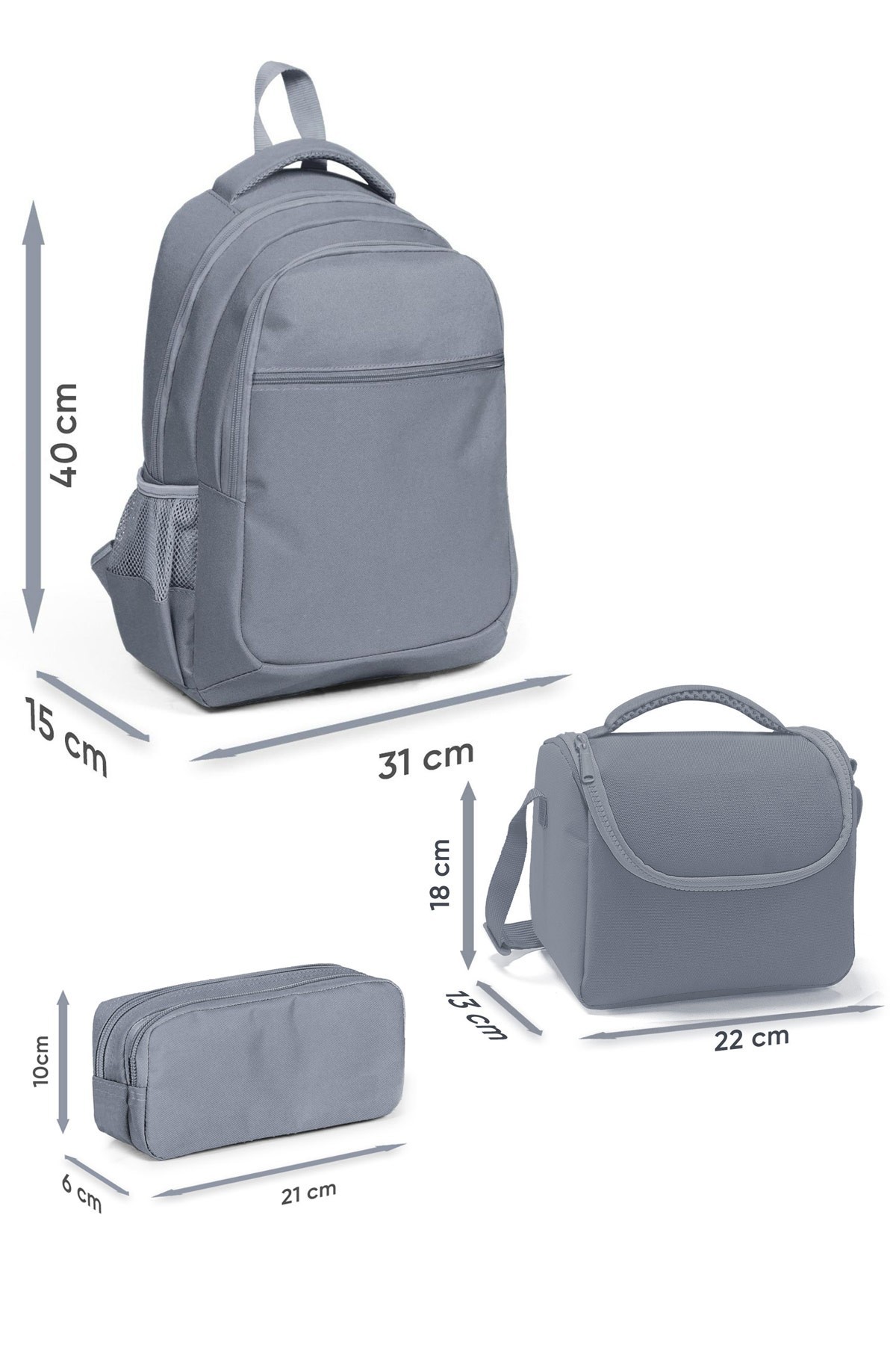Coral High Kids Renk Geçişli 3 lü Okul Çanta Seti SET0114425