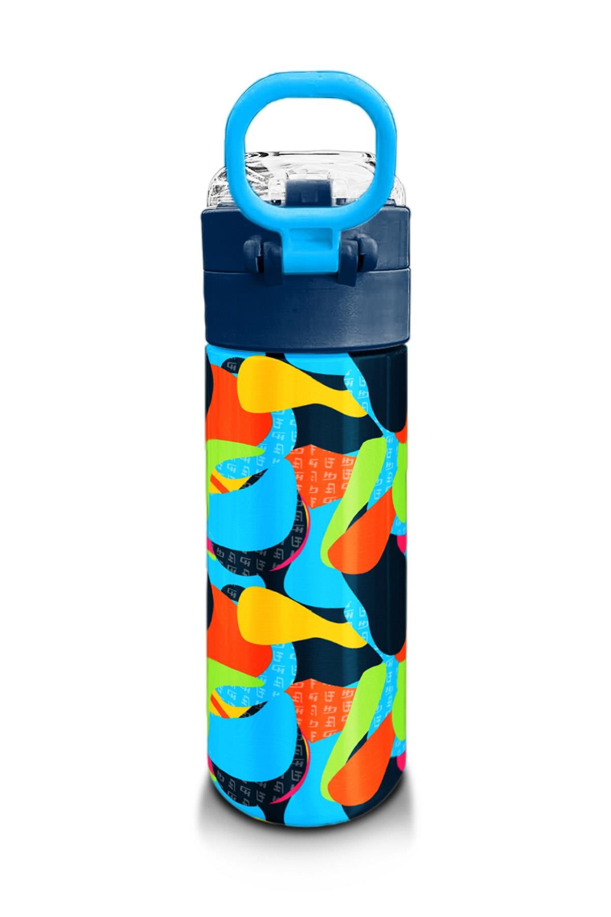 Coral High Kids Grafiti Desenli Pipetli ve Direkt İçim Çelik Termos 500 ml 31993
