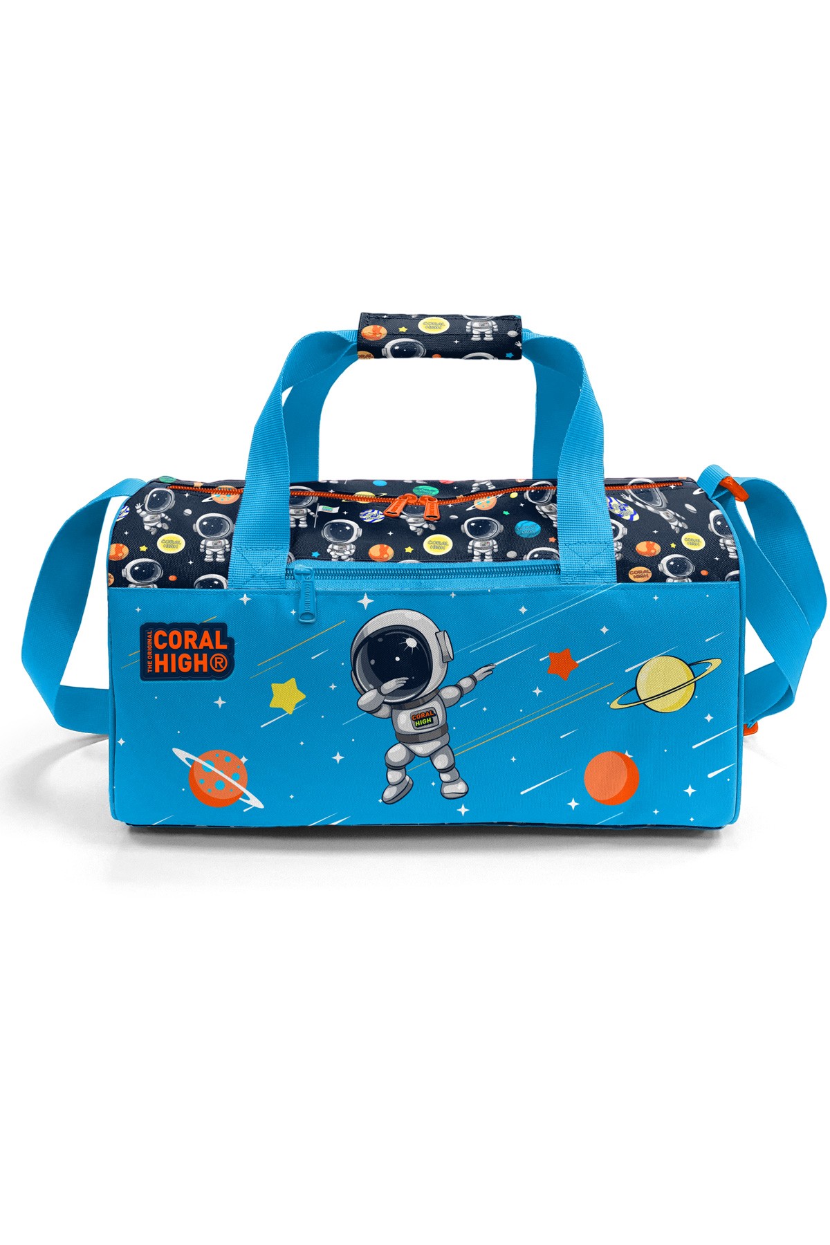 Coral High Kids Lacivert Mavi Astronot Desenli Spor Çantası 27538