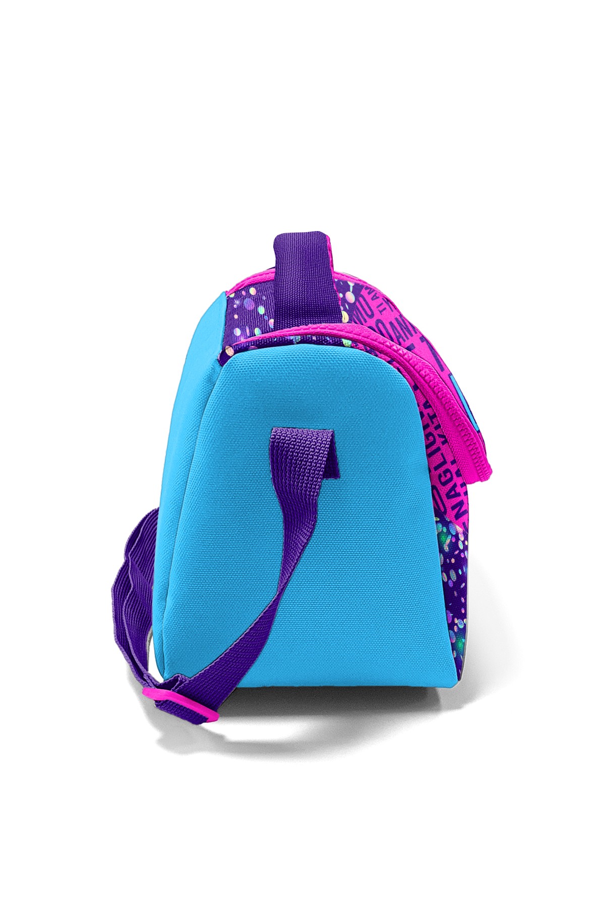Coral High Kids Pembe Mor Kalp Desenli Thermo Beslenme Çantası 11740
