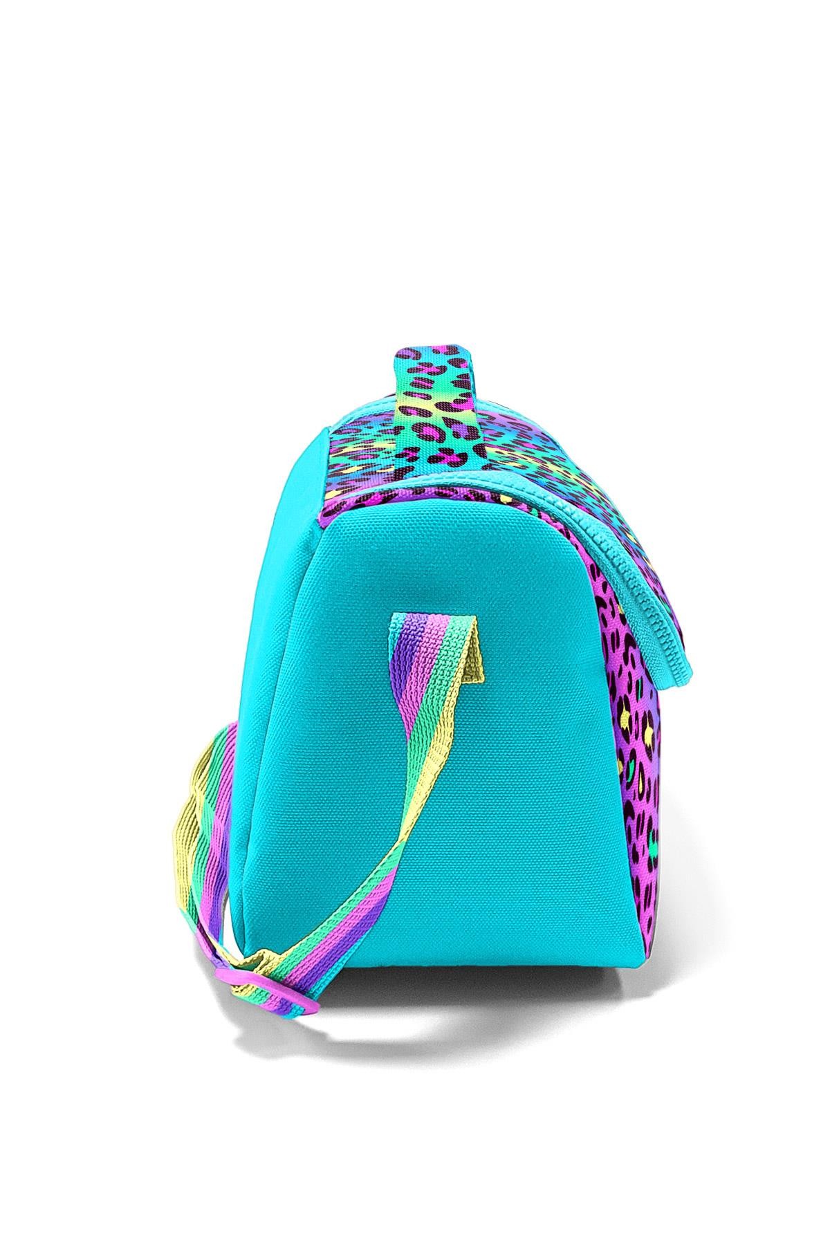Coral High Kids Renkli Leopar Desenli Thermo Beslenme Çantası 11785