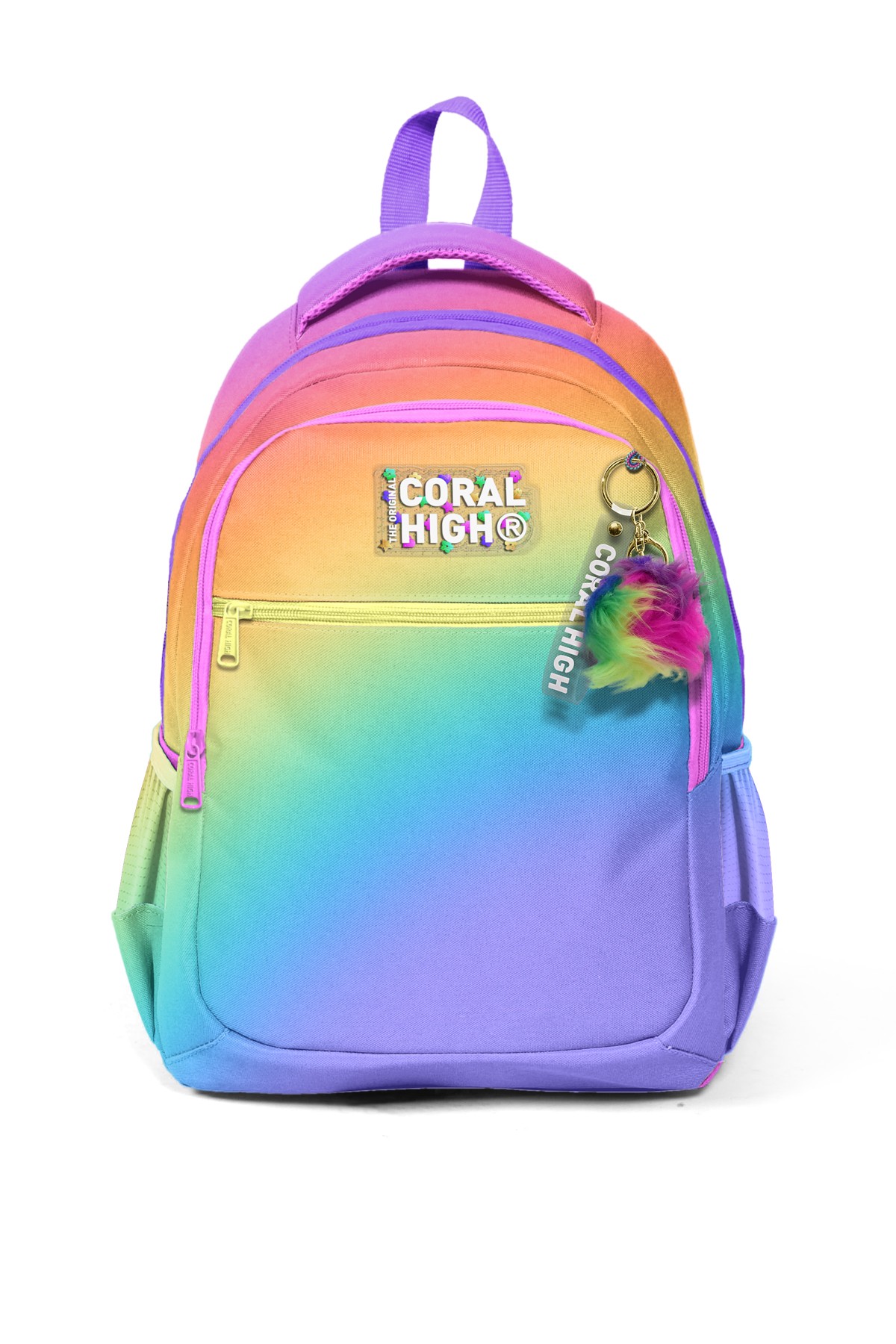 Coral High Kids Renk Geçişli Üç Bölmeli Okul Sırt Çantası 14425