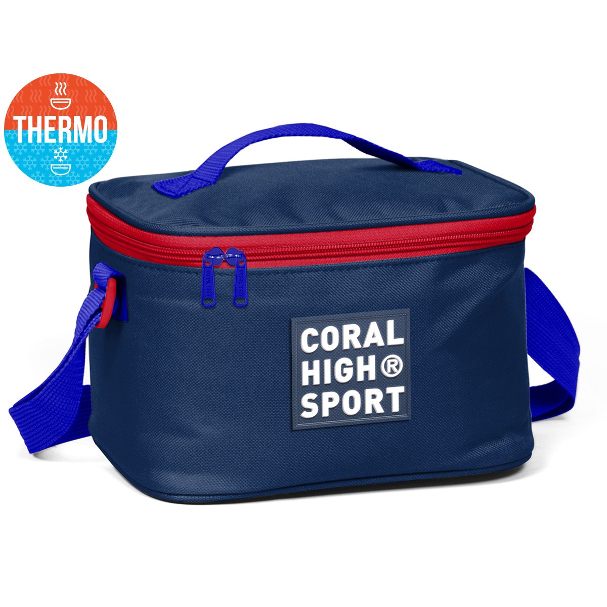 Coral High Sport Lacivert Kırmızı Thermo Beslenme Çantası 22815