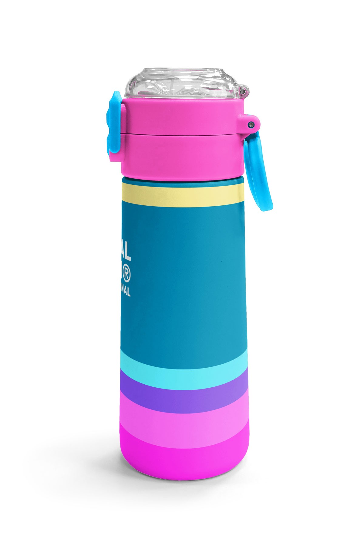 Coral High Kids Pembe Pastel Renkli Pipetli ve Direkt İçim Çelik Termos 500 ml 31960