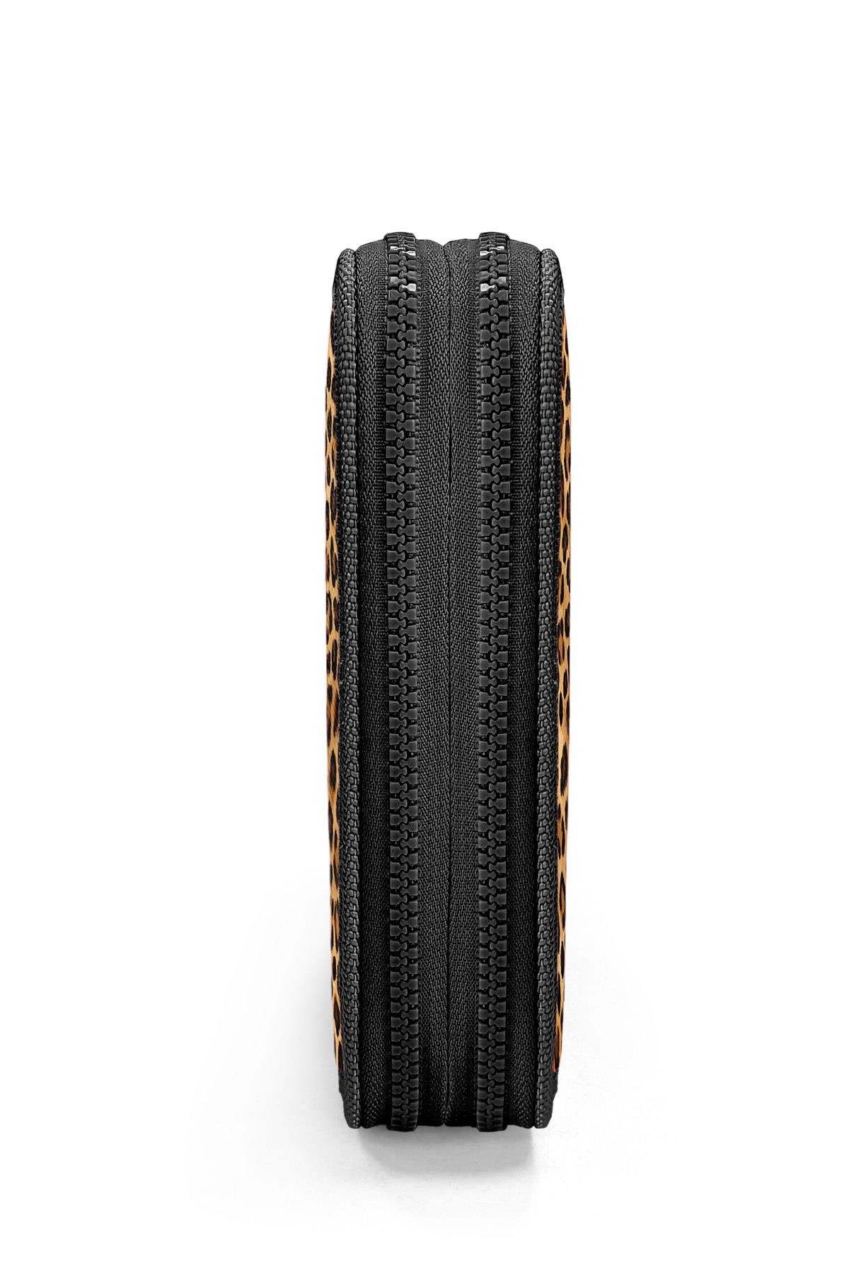 Coral High Kahverengi Leopar Desenli Çift Katlı Kalem Çanta 11147
