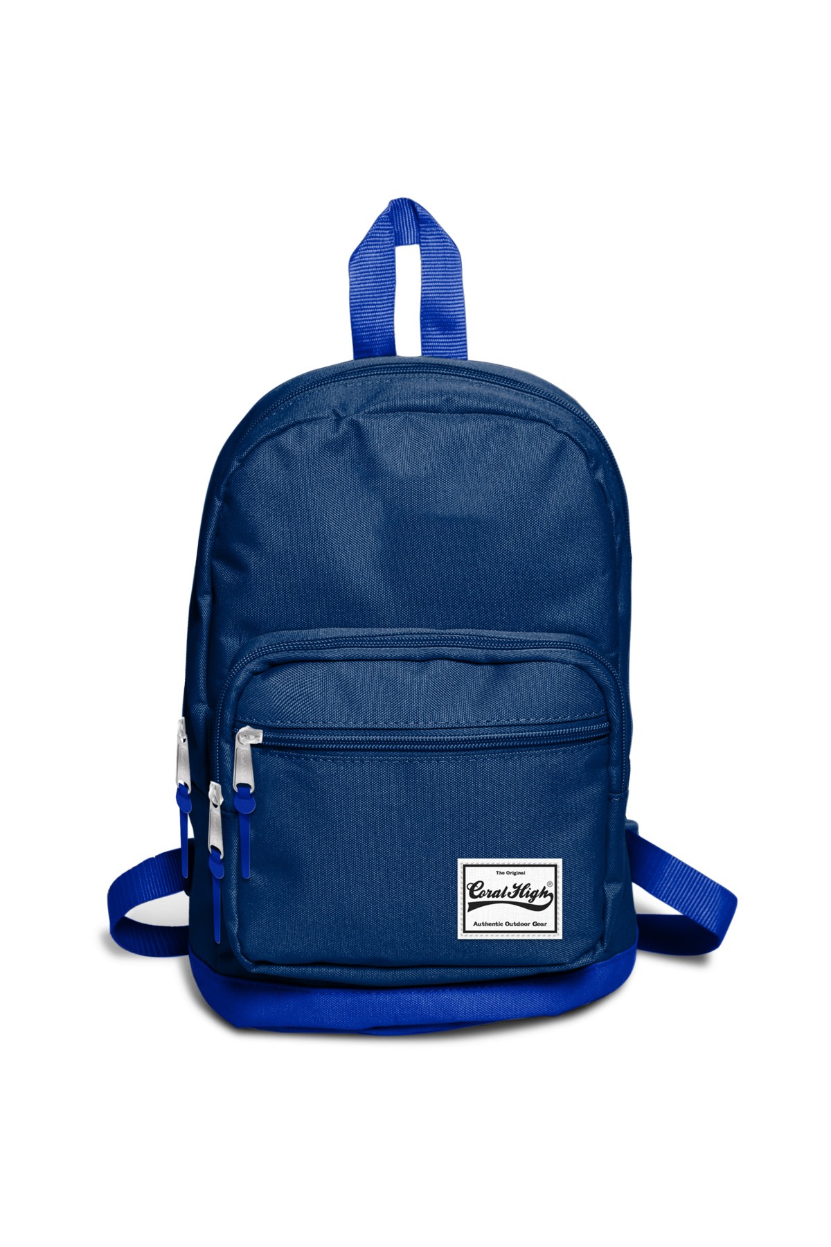 Coral High Üç Bölmeli Lacivert Saks Mini Sırt Çantası14152