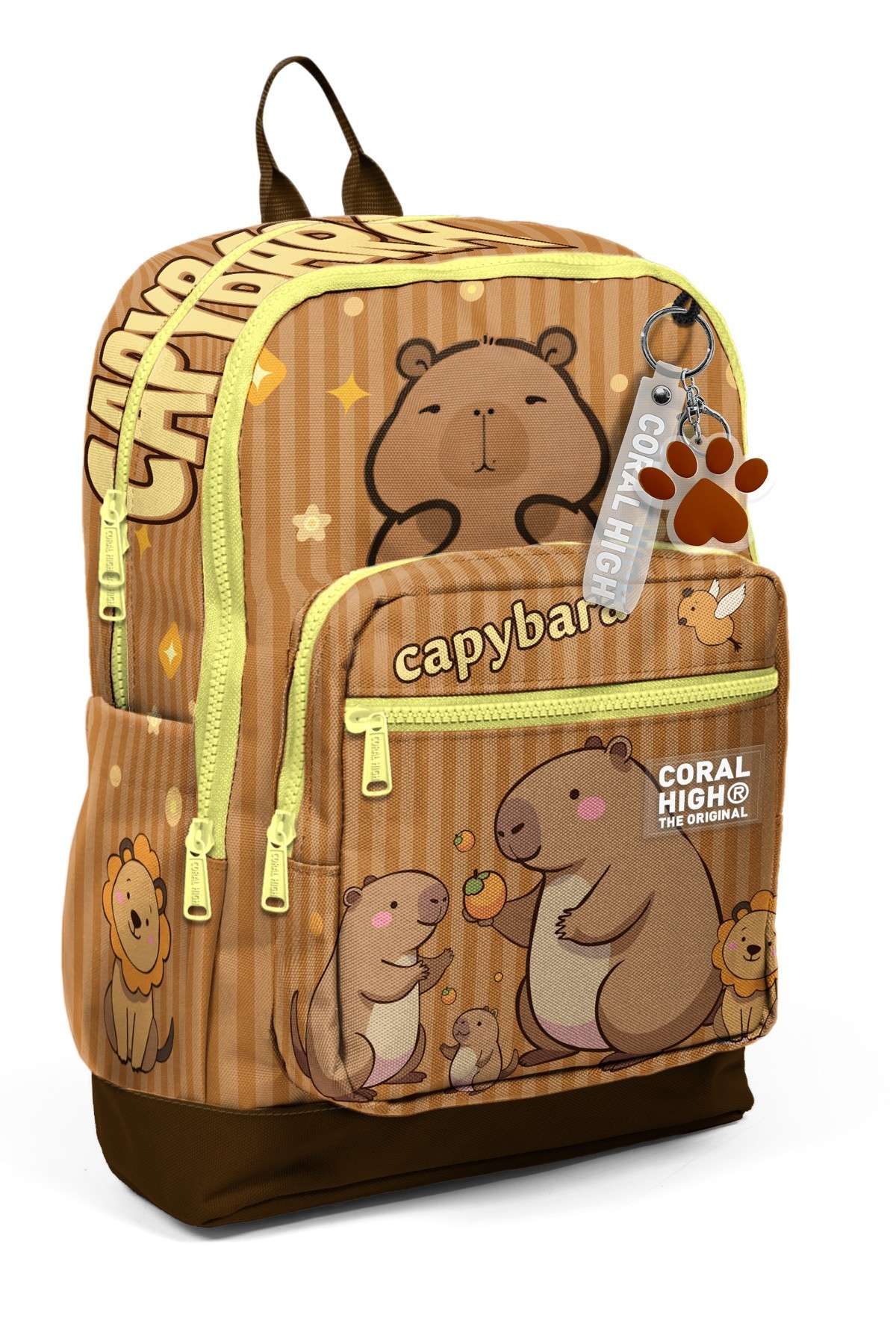 Coral High Kids Kapibara Desenli Okul Sırt Çantası 23783