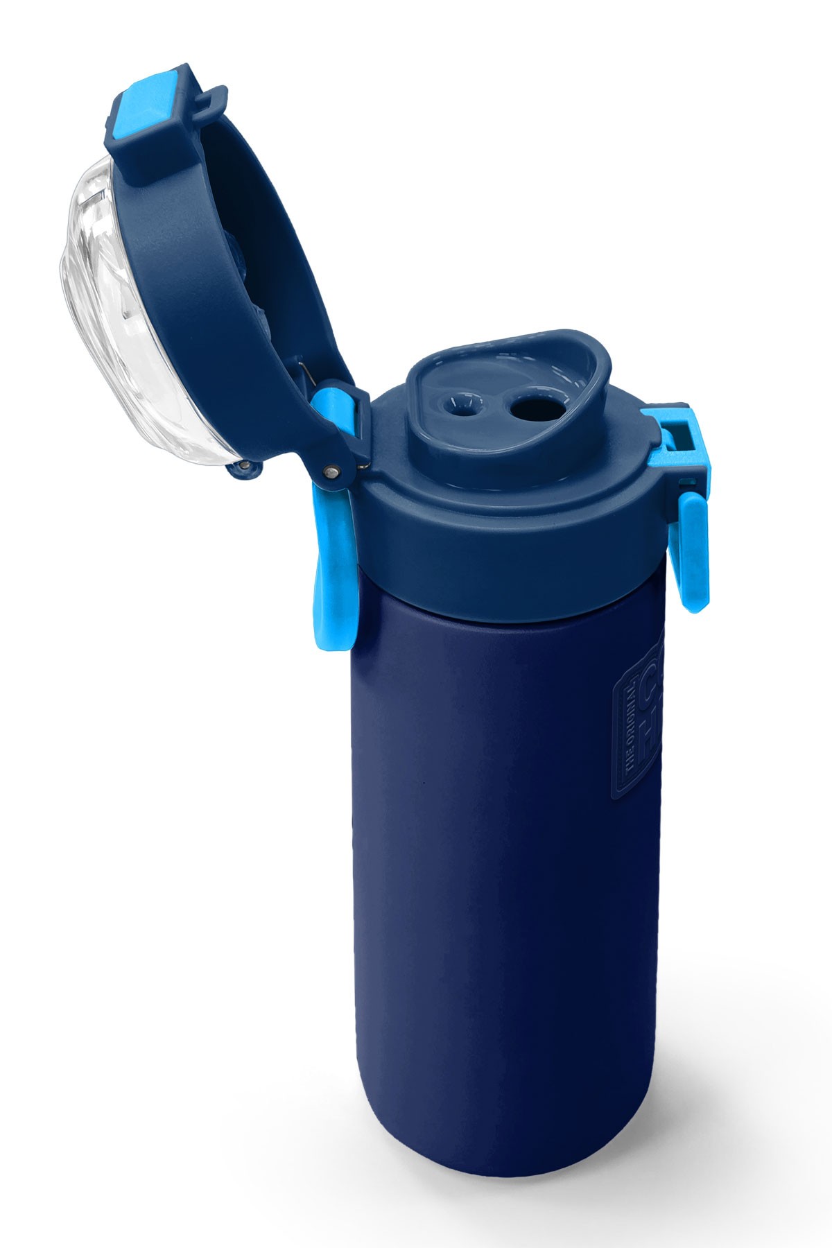 Coral High Kids Lacivert Mavi Pipetli ve Direkt İçim Çelik Termos 500 ml 31828