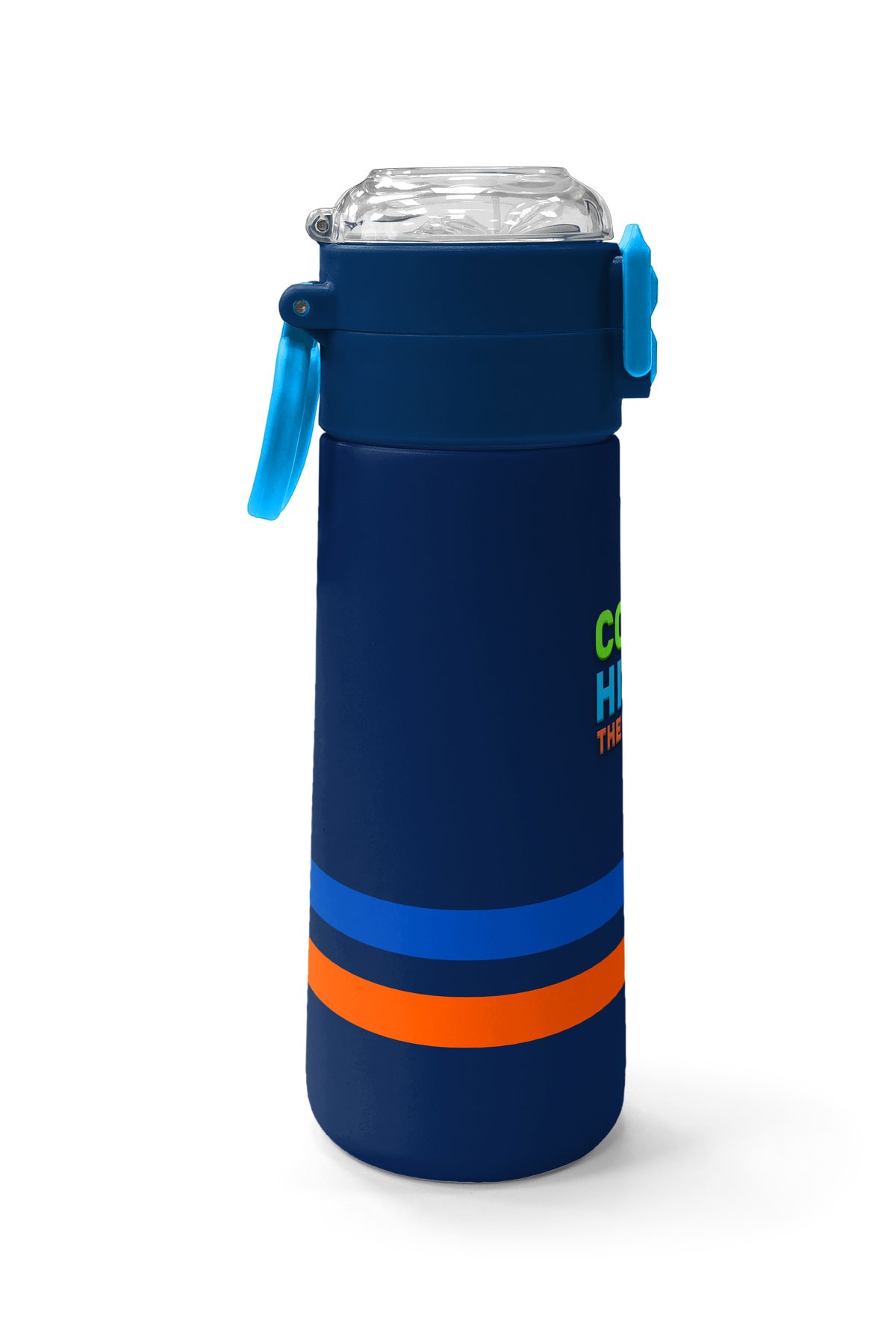 Coral High Kids Lacivert Pipetli ve Direkt İçim Çelik Termos 500 ml 31928