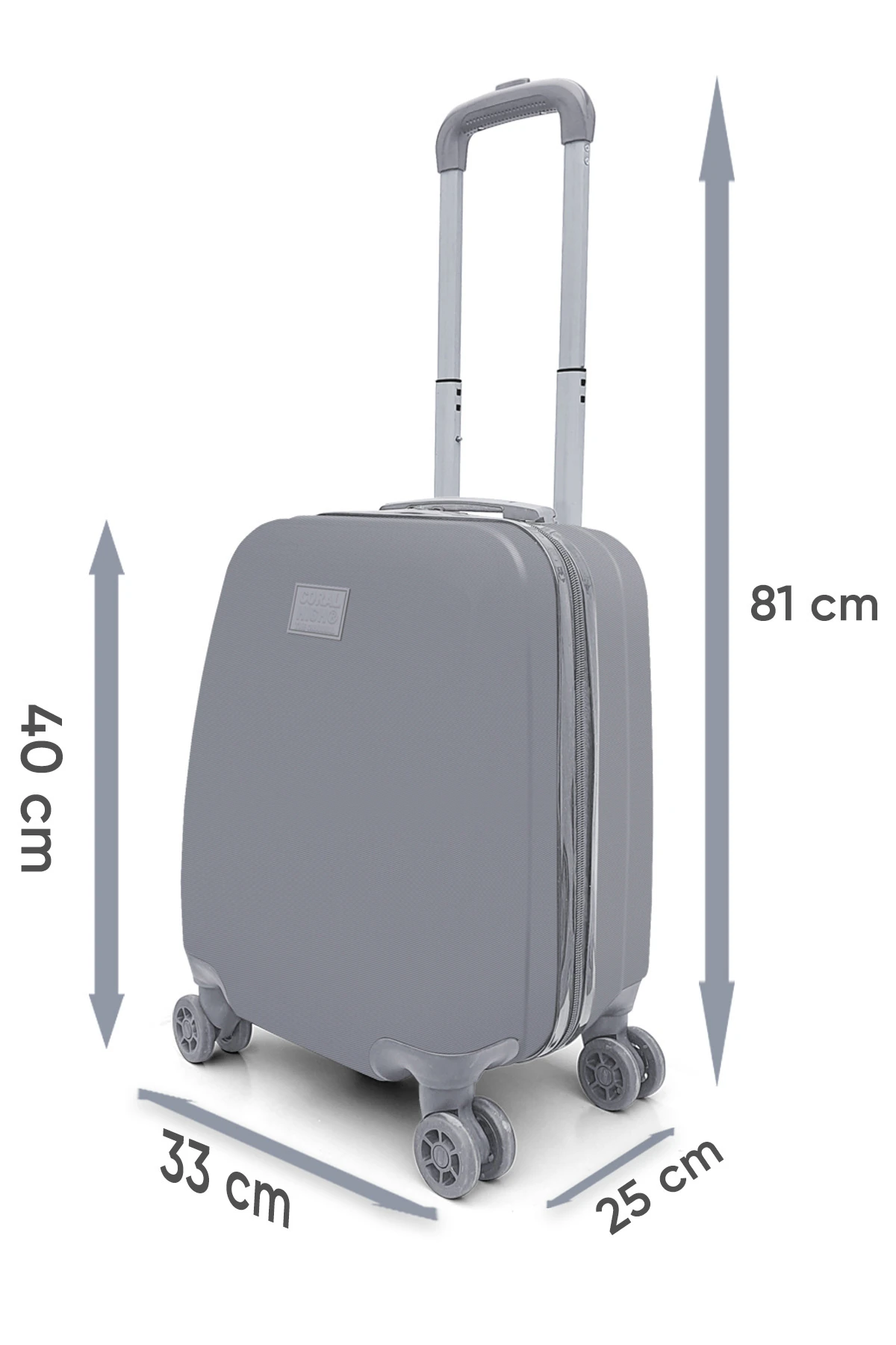 Coral High Siyah Mini Kabin Valiz 16504