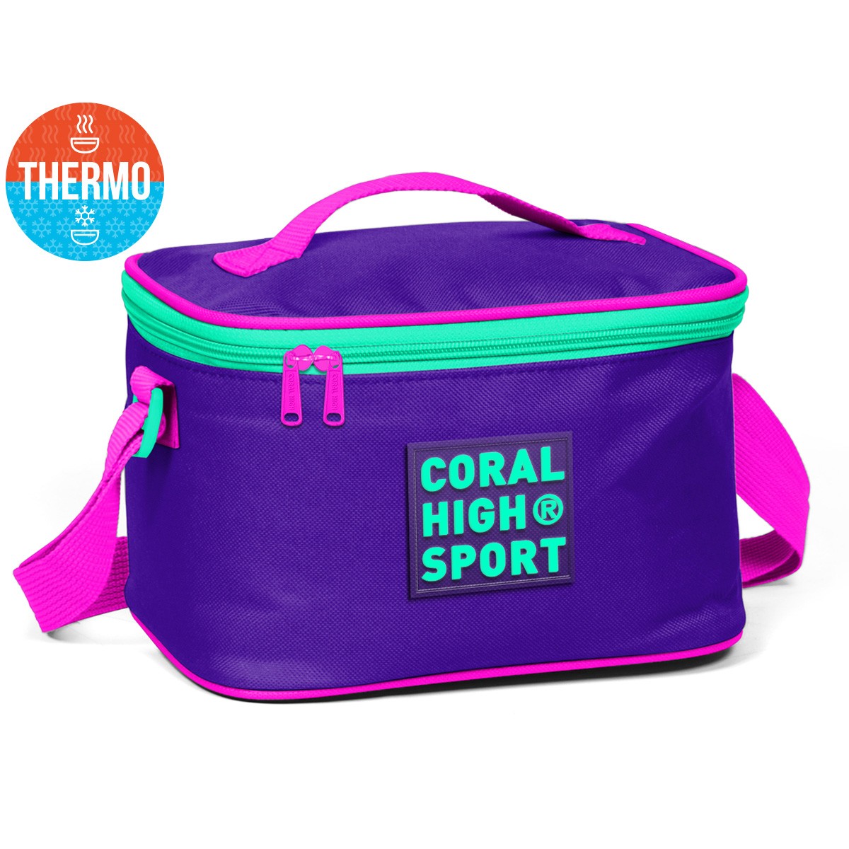 Coral High Sport Mor Pembe Thermo Beslenme Çantası 22816