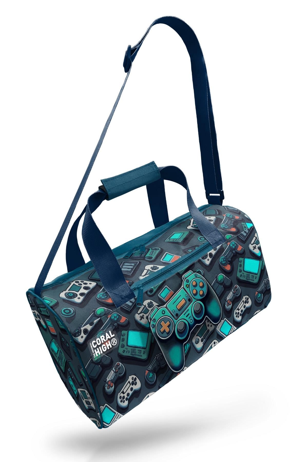 Coral High Nefti Gamer Desenli Spor Çantası 27541