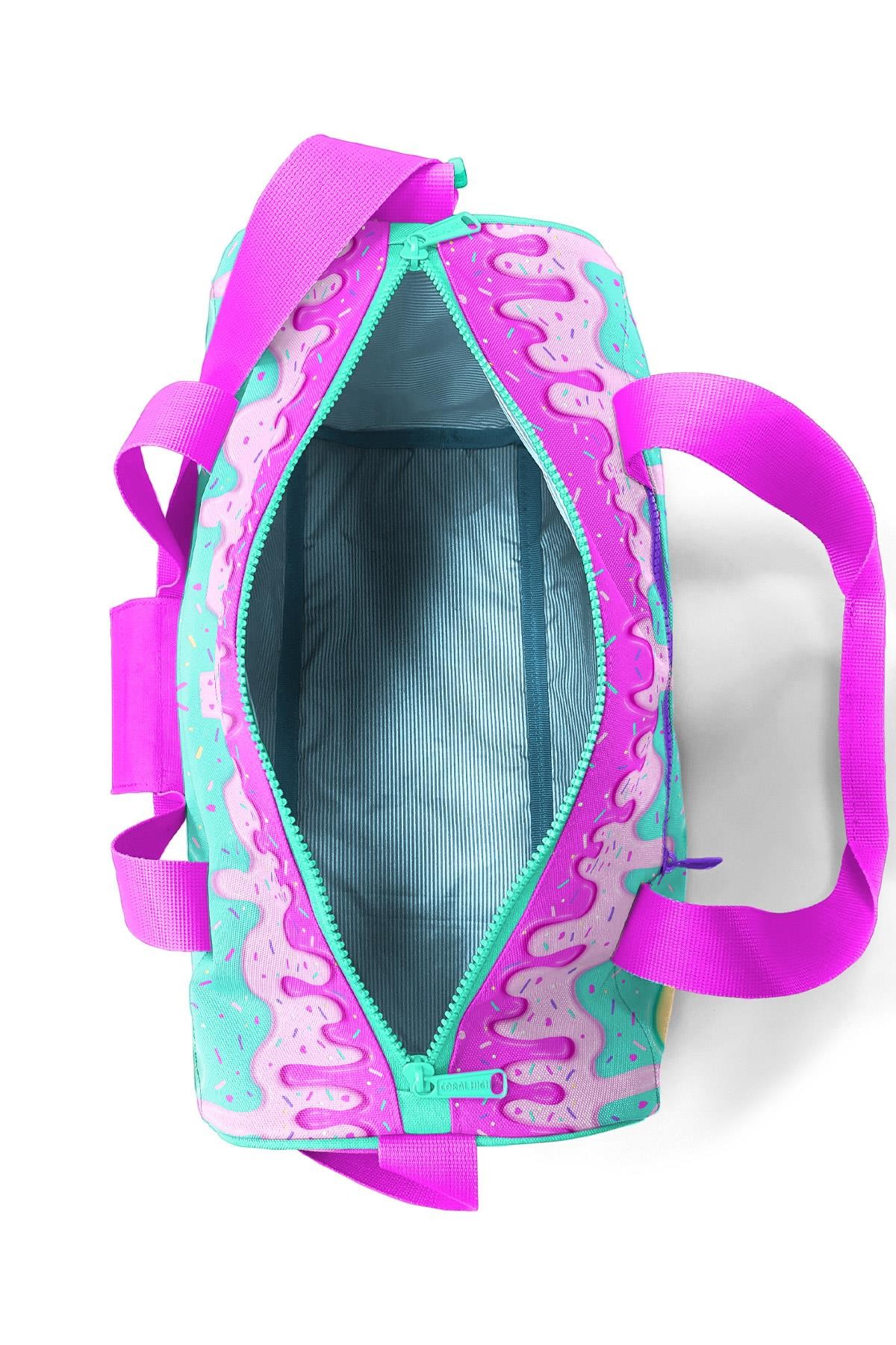 Coral High Pembe Rengarenk Dondurma Desenli Spor Çantası 27515