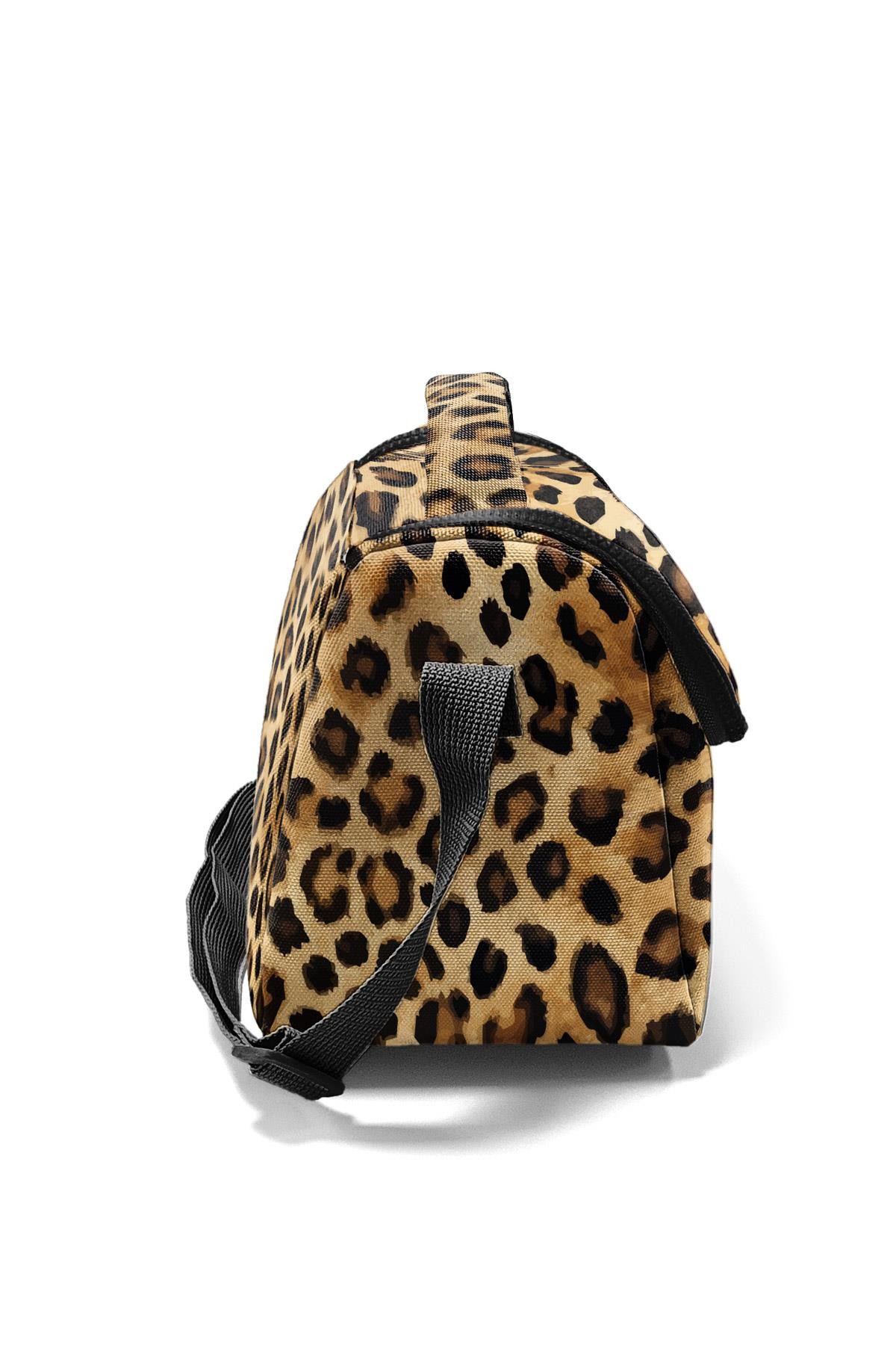 Coral High Kids Kahverengi Leopar Desenli Thermo Beslenme Çantası 22781