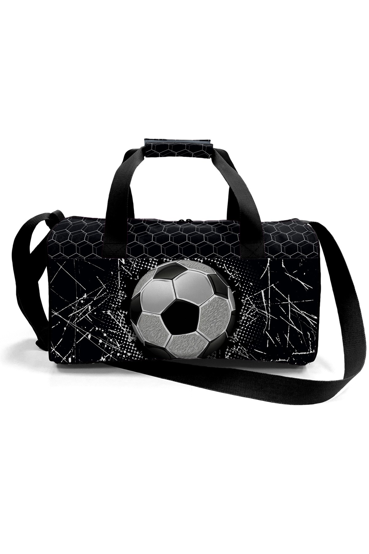 Coral High Siyah Futbol Desenli Spor Çantası 27539