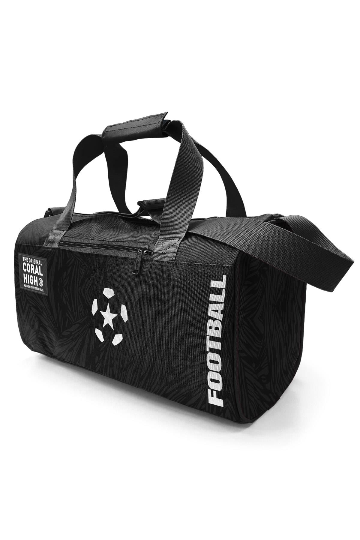 Coral High Siyah Futbol Desenli Spor Çantası 27535