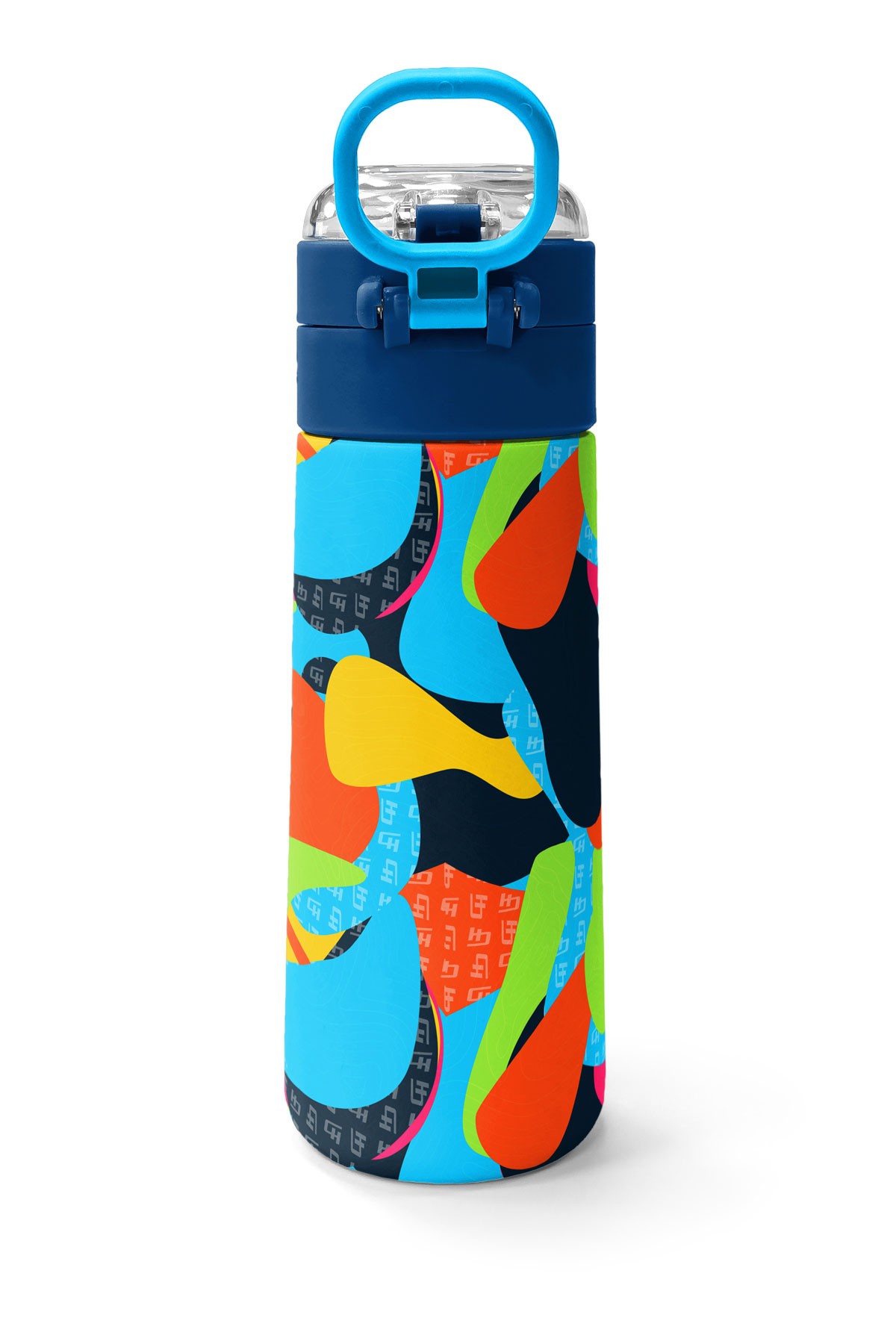 Coral High Kids Grafiti Desenli Pipetli ve Direkt İçim Çelik Termos 500 ml 31993