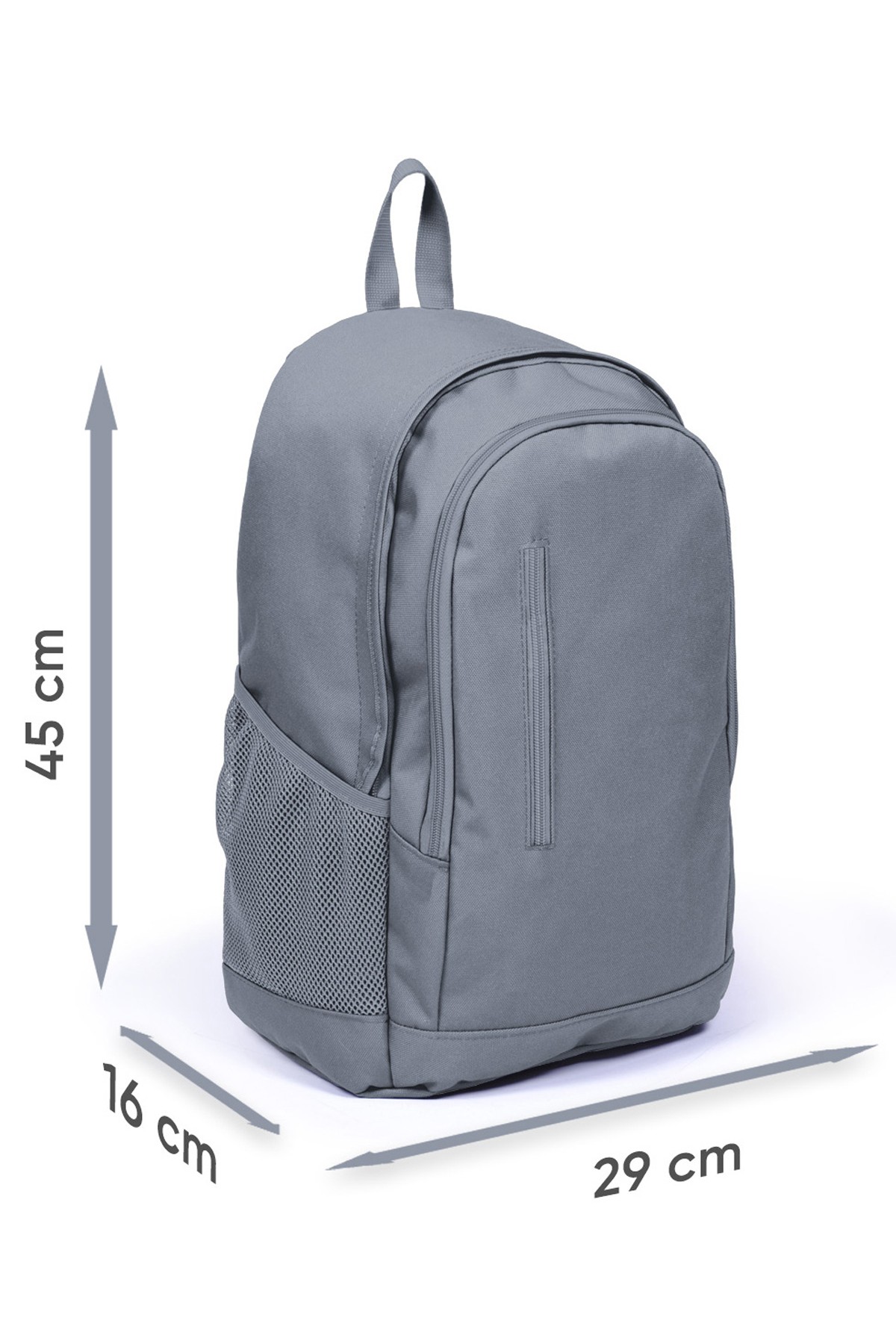 Coral High Sport Siyah Üç Bölmeli USB Şarjlı Kulaklık Çıkışlı Sırt Çantası 23231