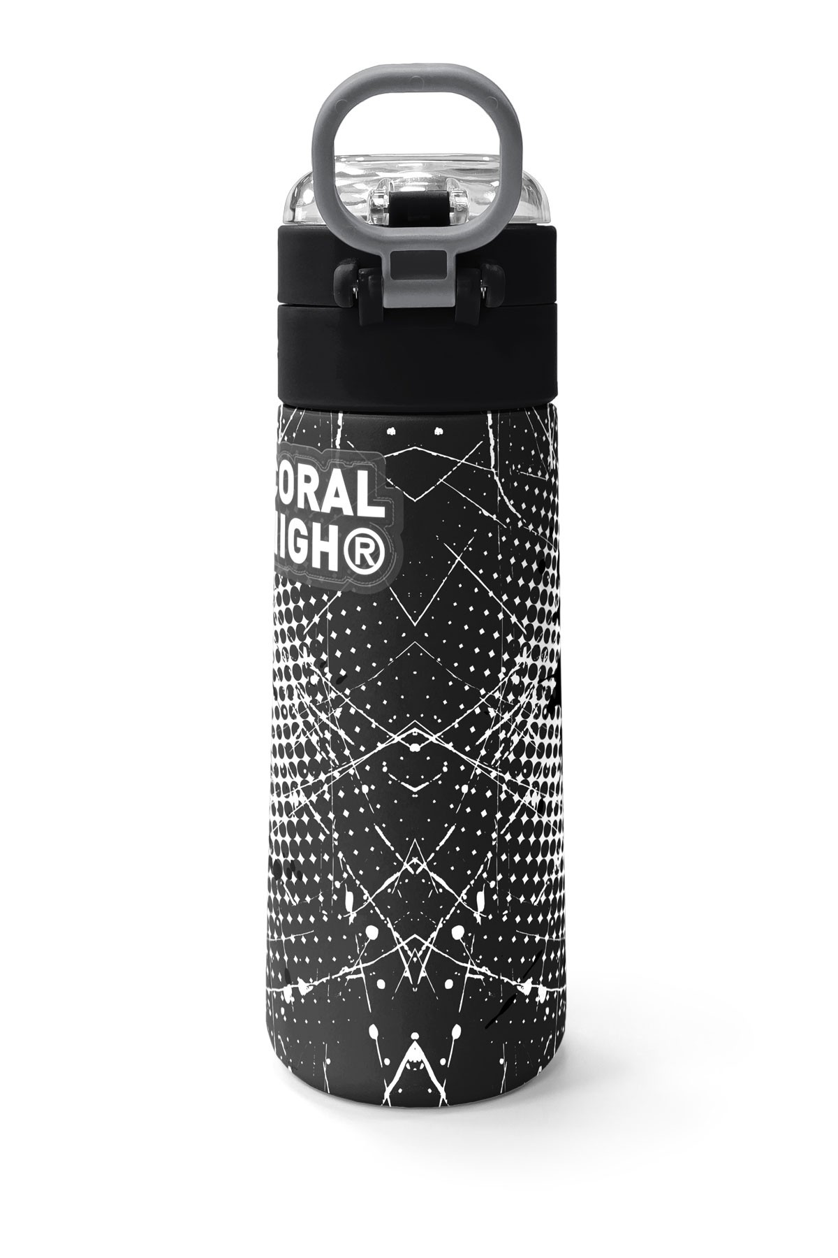 Coral High Kids Futbol Desenli Pipetli ve Direkt İçim Çelik Termos 500 ml 31816