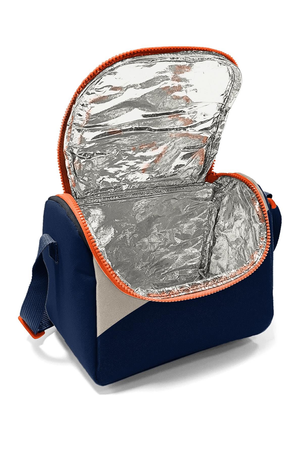 Coral High Kids Lacivert Koyu Gri Bej Renkli Thermo Beslenme Çantası 22793