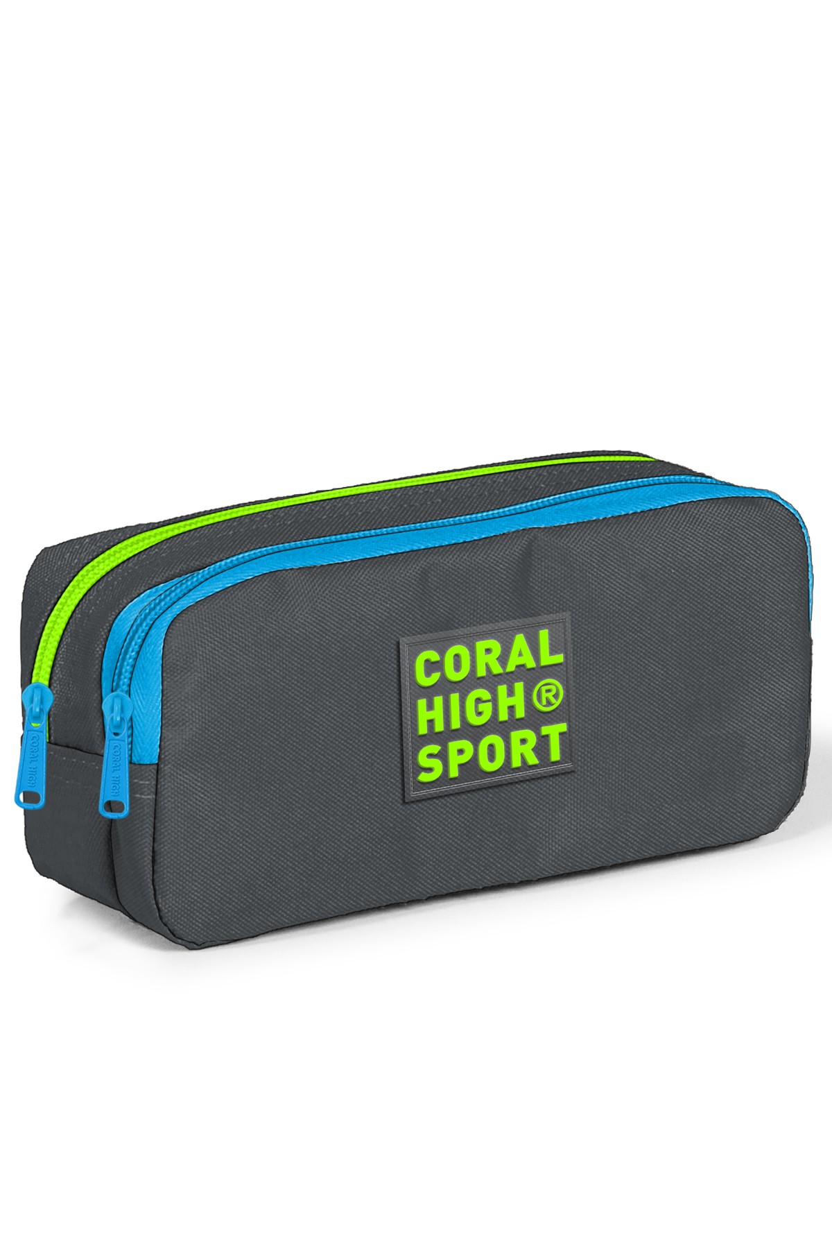 Coral High Sport Koyu  Gri İki Bölmeli Kalem Çantası 22262