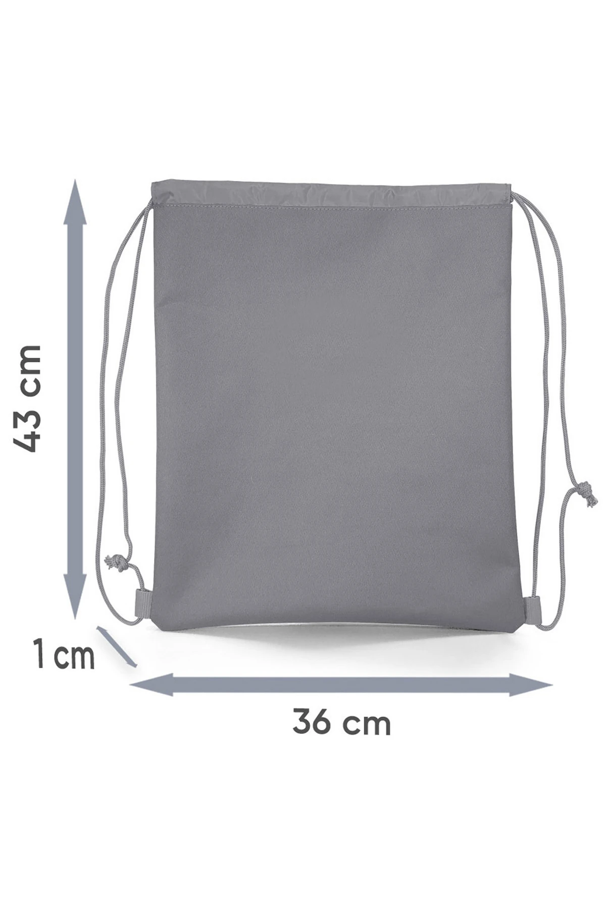 Coral High Kids Mor Su Yeşili Unicorn Desenli İpli Büzgülü Sırt Çantası 22691