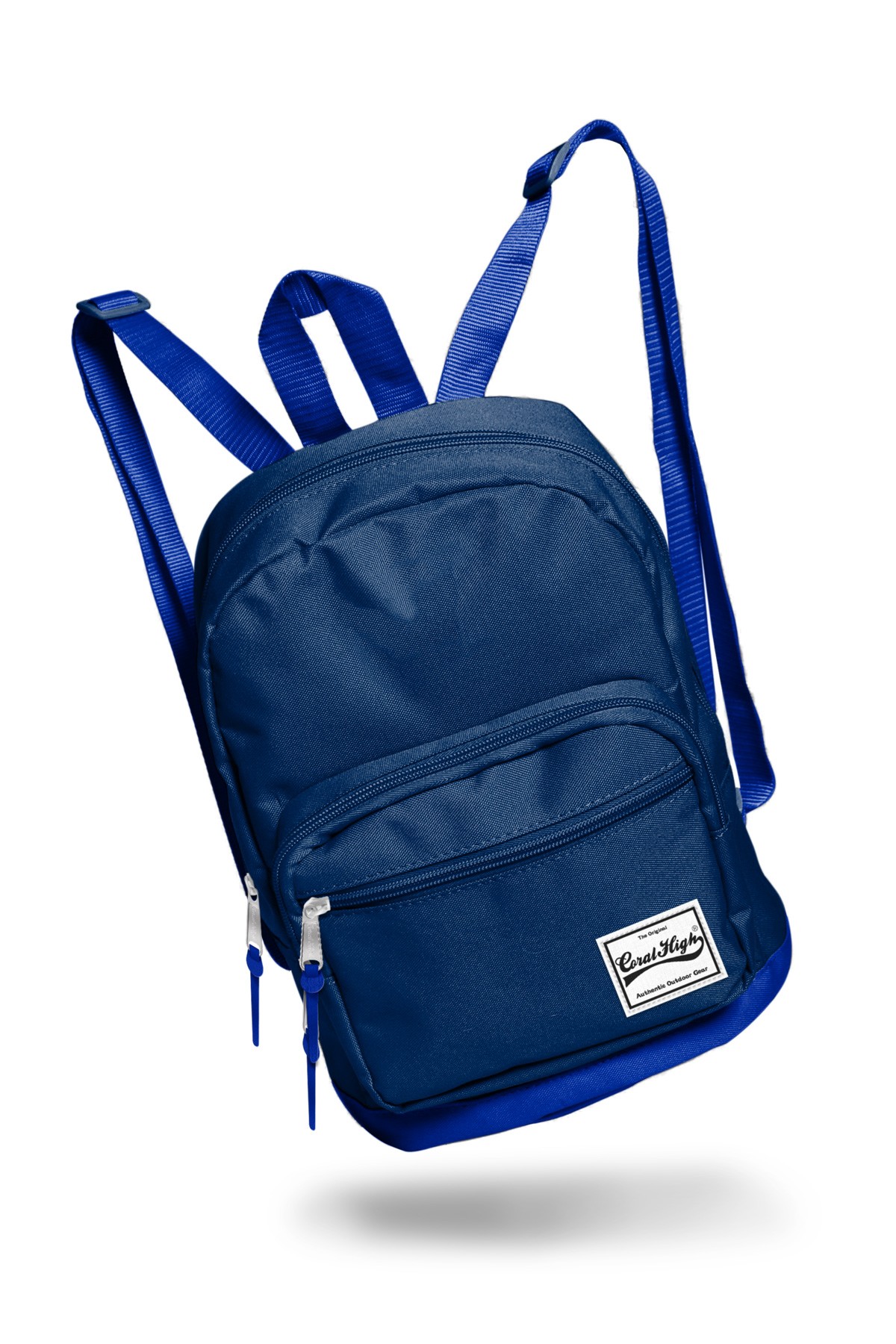 Coral High Üç Bölmeli Lacivert Saks Mini Sırt Çantası14152