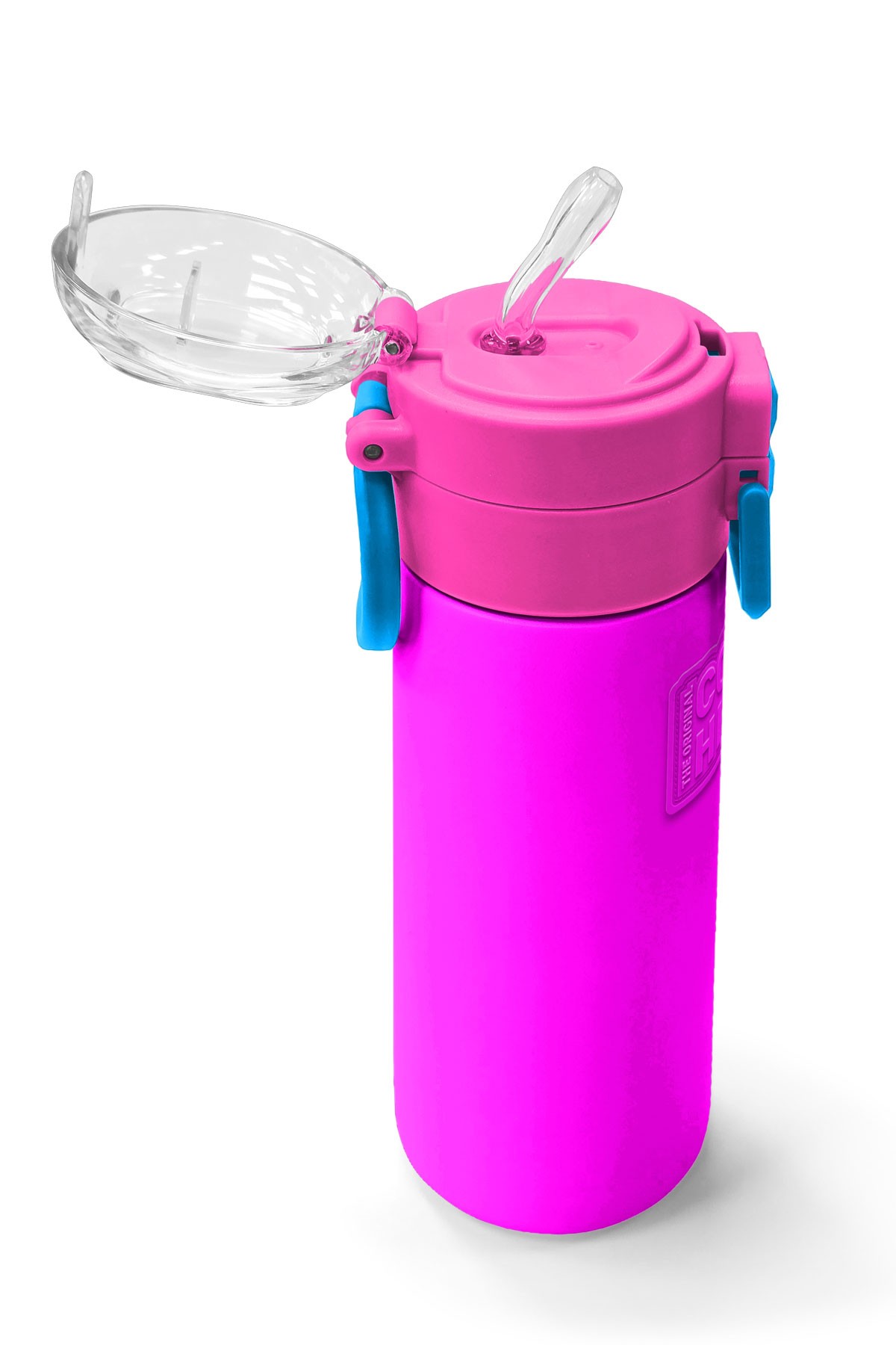 Coral High Kids Pembe Pipetli ve Direkt İçim Çelik Termos 500 ml 31843