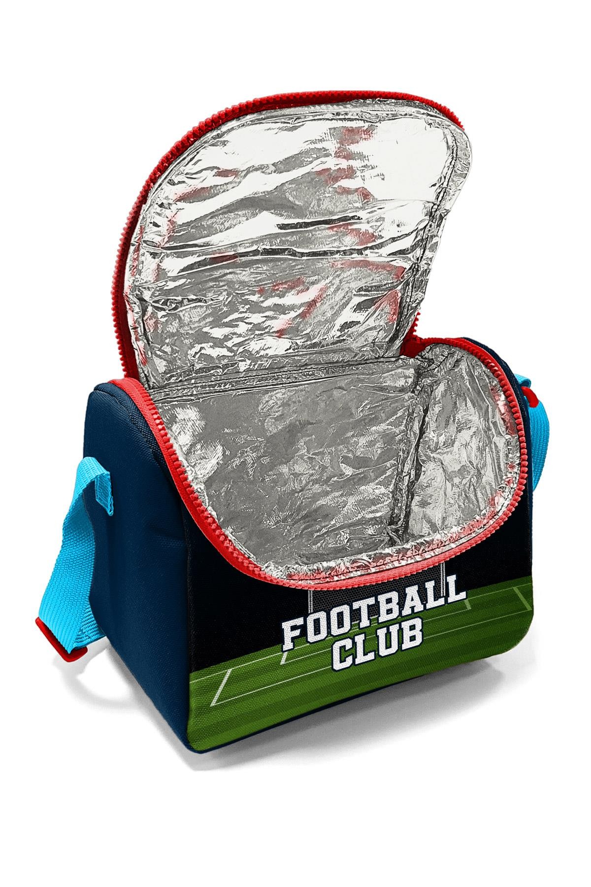 Coral High Kids Lacivert Futbol Desenli Thermo Beslenme Çantası 11795